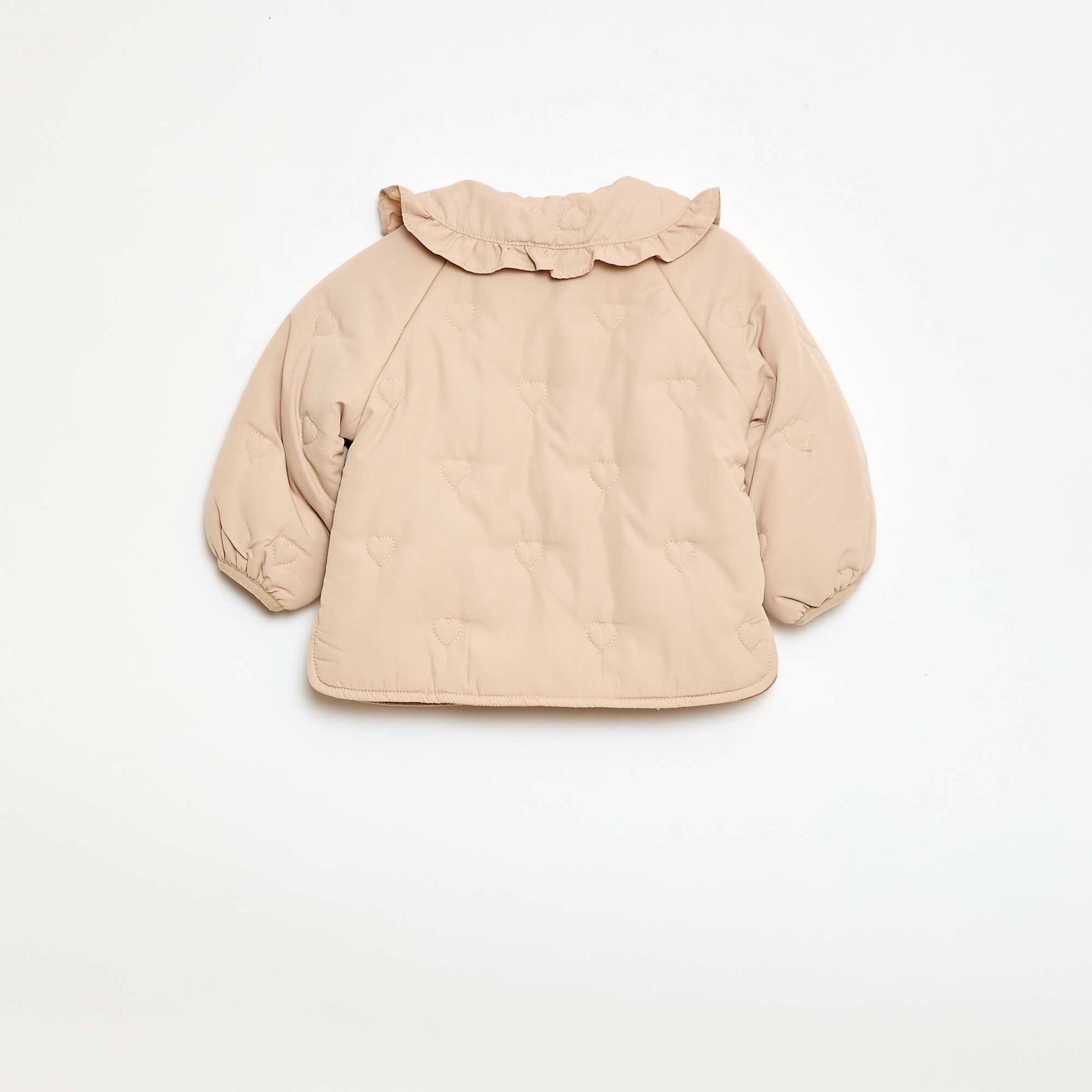 Doudoune matelassée en cœurs BEIGE