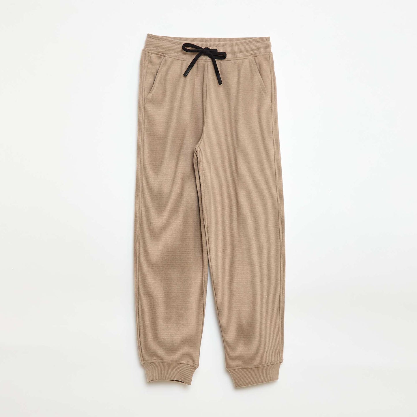 Jogging uni en molleton léger BEIGE