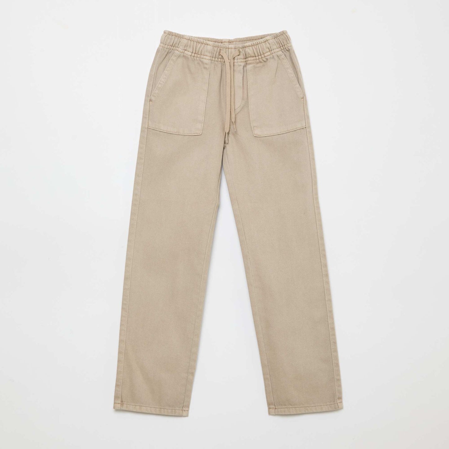 Pantalon poches rectangulaires - Coupe + ajustée BEIGE
