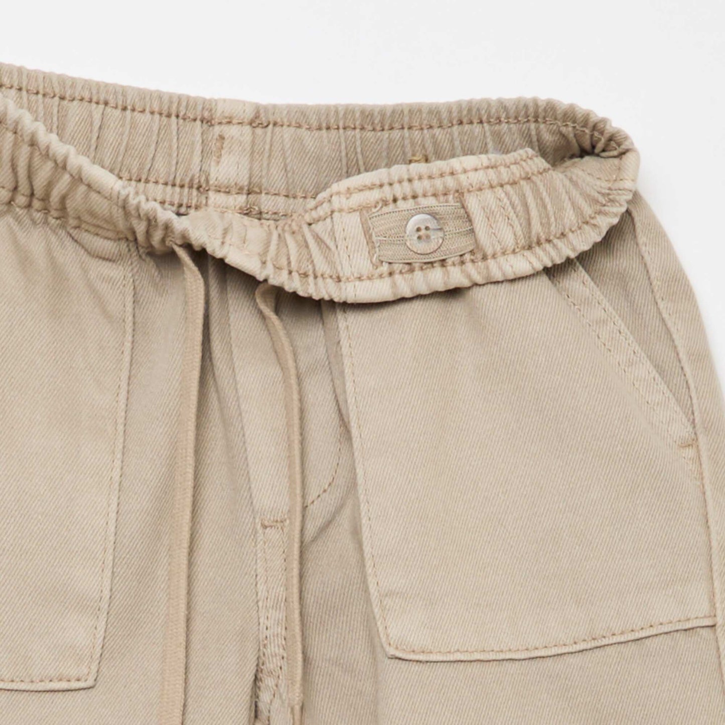 Pantalon poches rectangulaires - Coupe + ajustée BEIGE