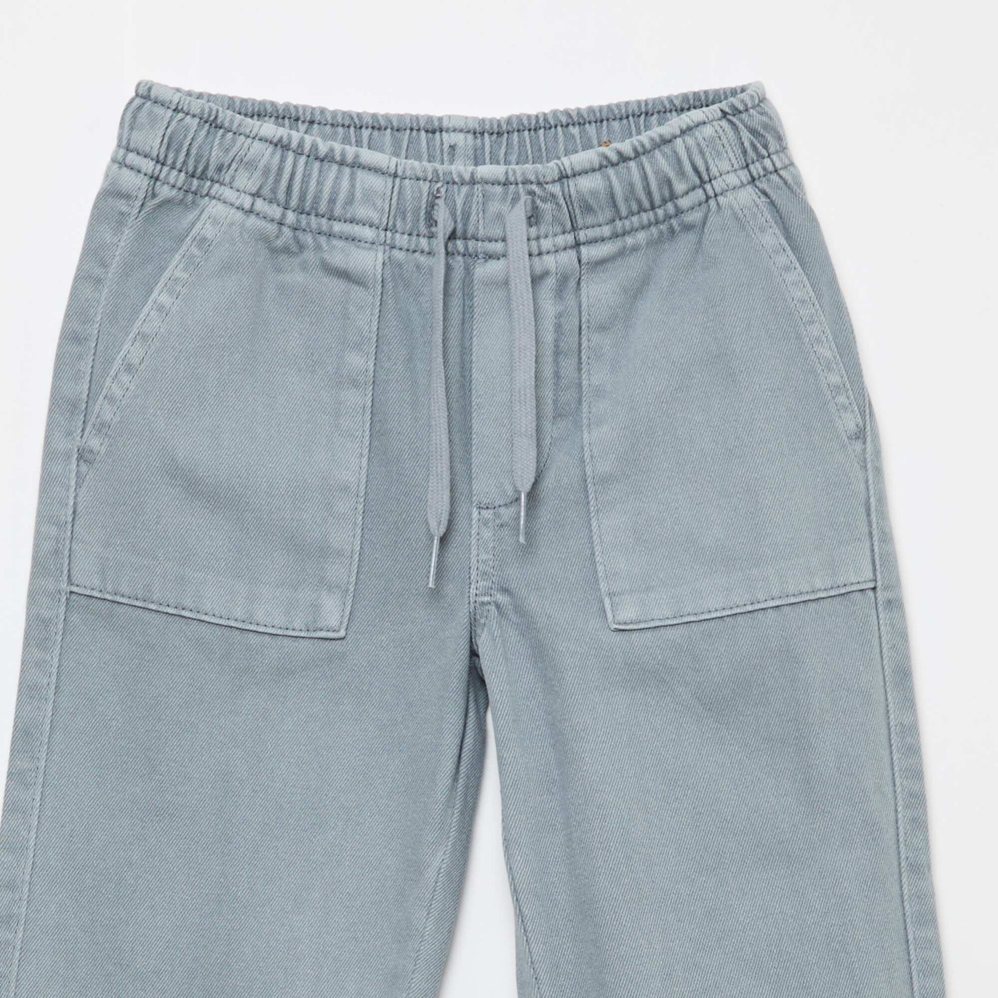 Pantalon poches rectangulaires - Coupe + ajustée BLEU