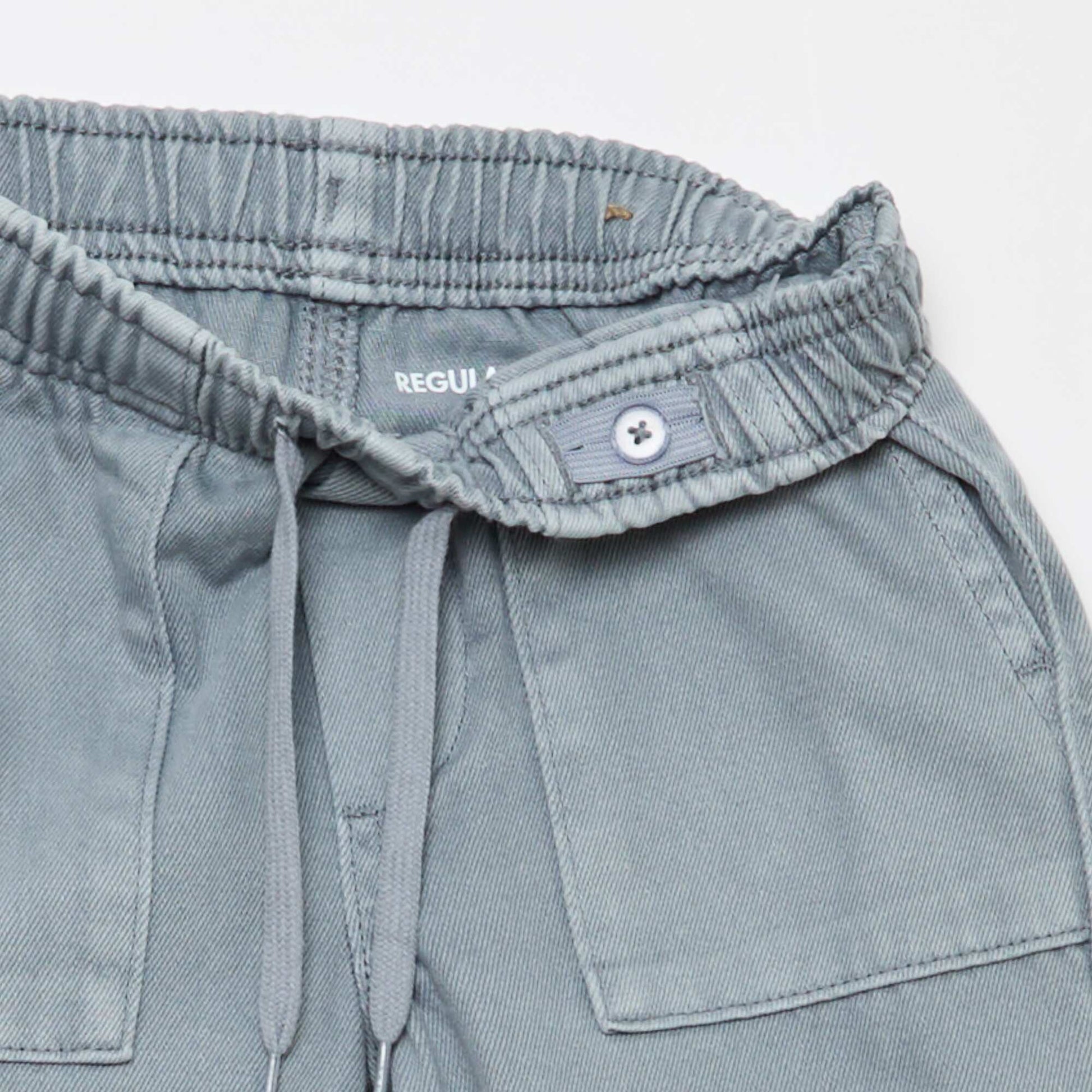 Pantalon poches rectangulaires - Coupe + ajustée BLEU