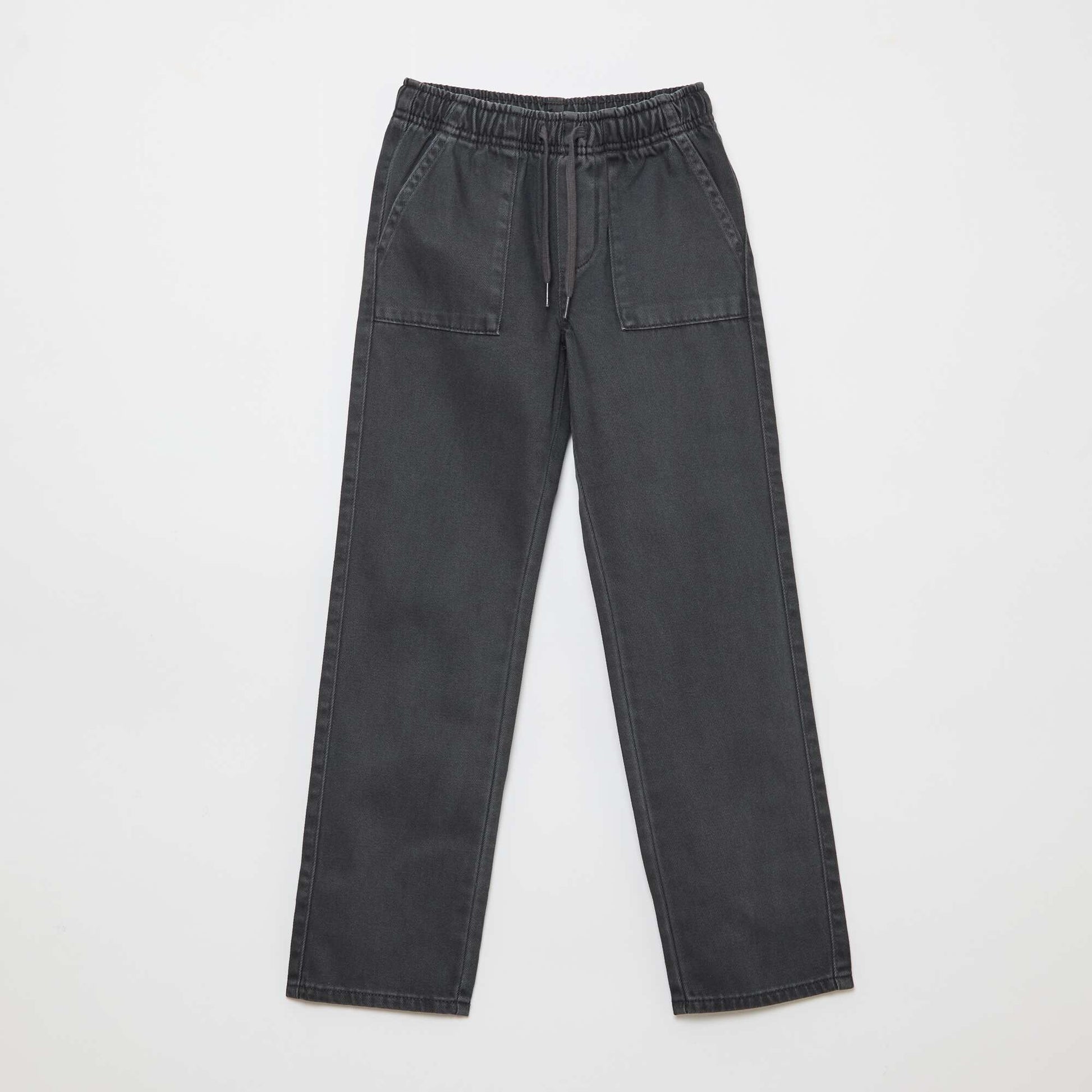 Pantalon poches rectangulaires - Coupe + ajustée NOIR