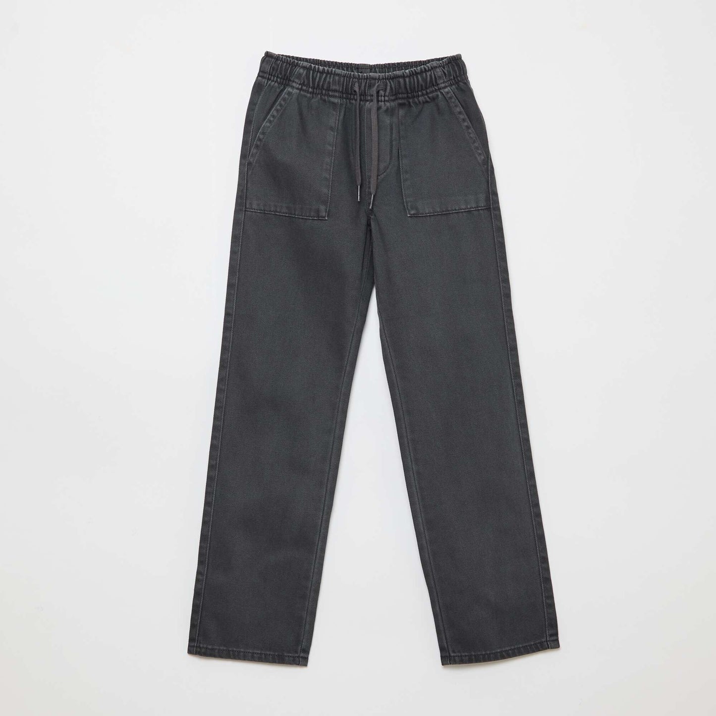 Pantalon poches rectangulaires - Coupe + ajustée NOIR