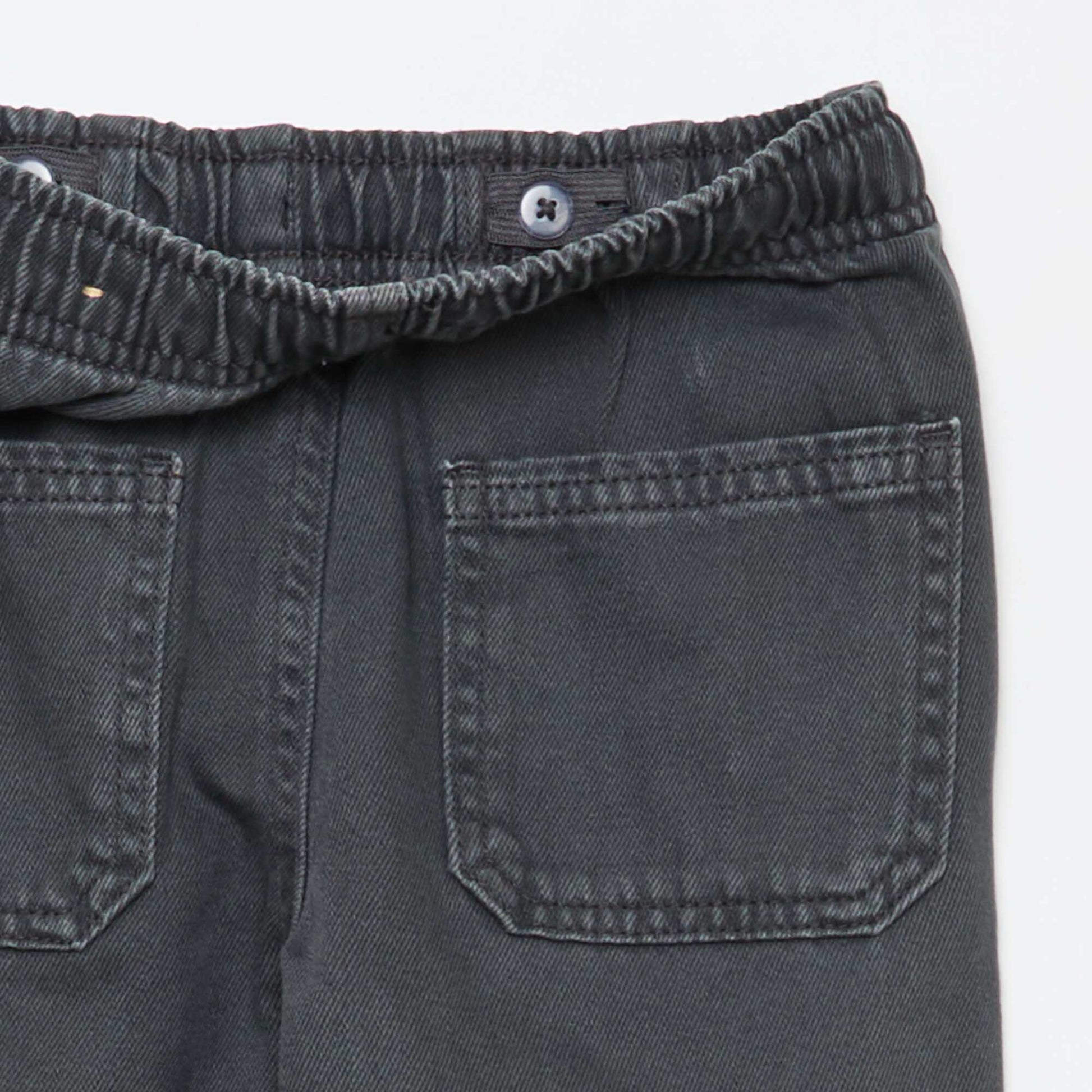 Pantalon poches rectangulaires - Coupe + ajustée NOIR
