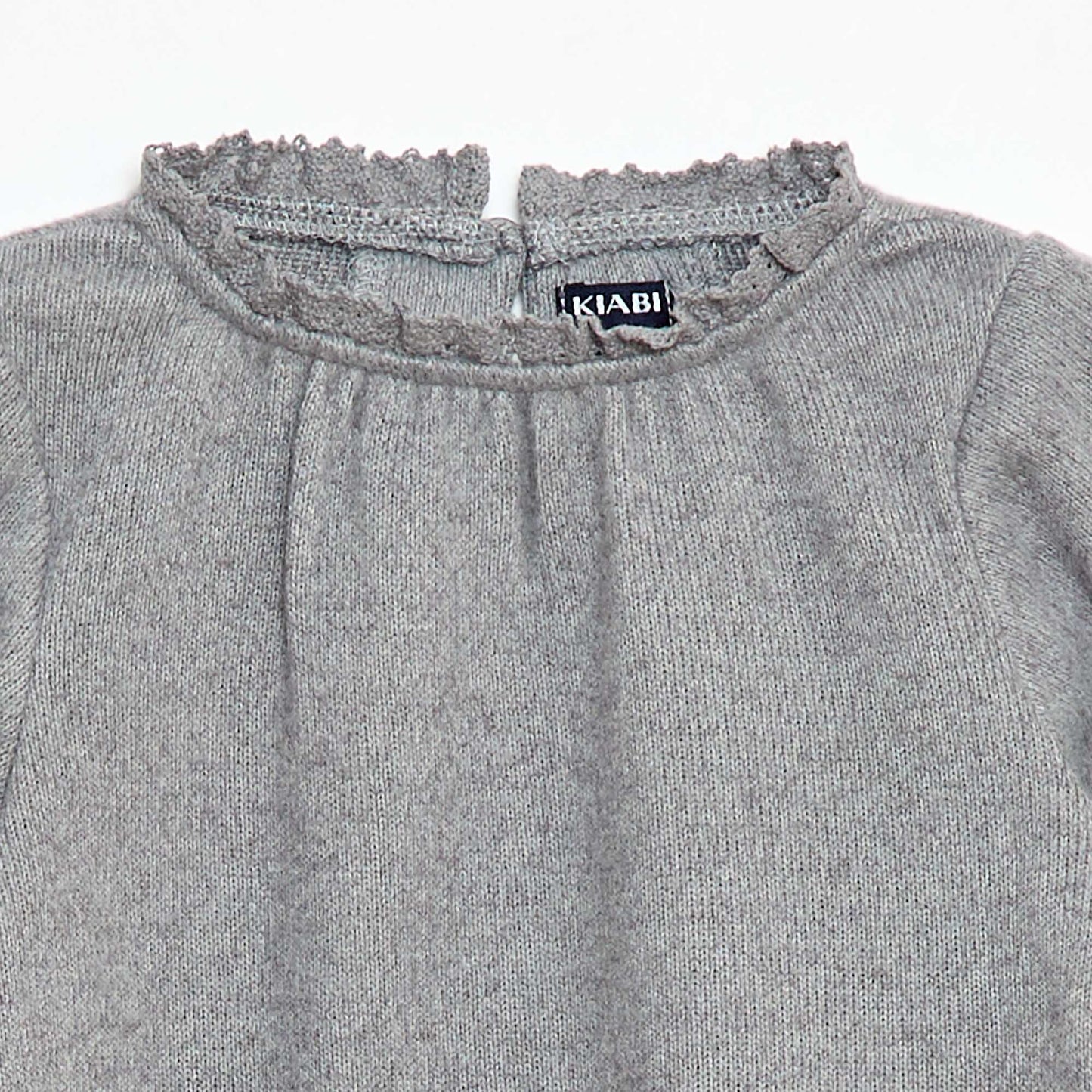 Ensemble 2 pièces en maille doudou GRIS