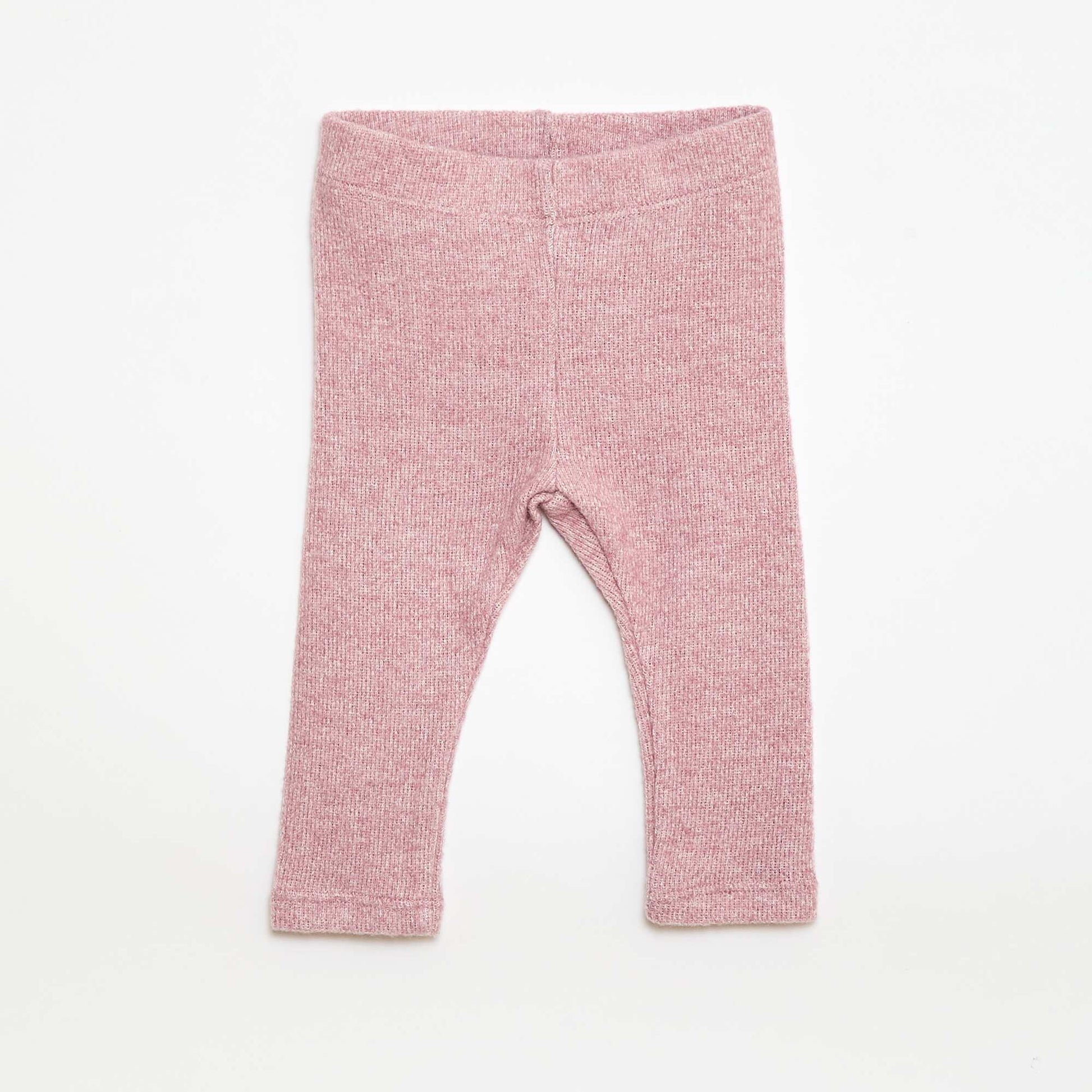 Ensemble 2 pièces en maille doudou ROSE