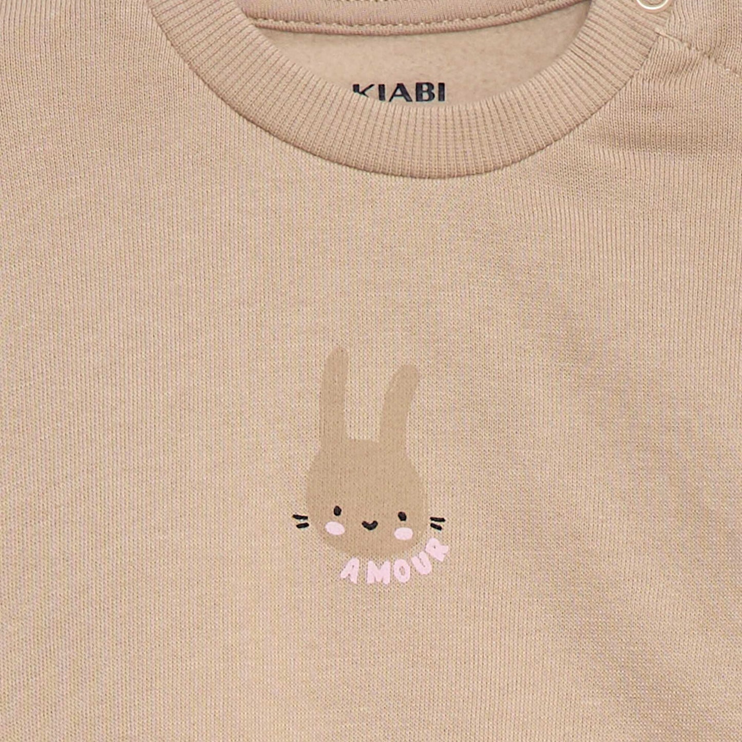 Ensemble de jogging sweat volanté + pantalon - 2 pièces BEIGE