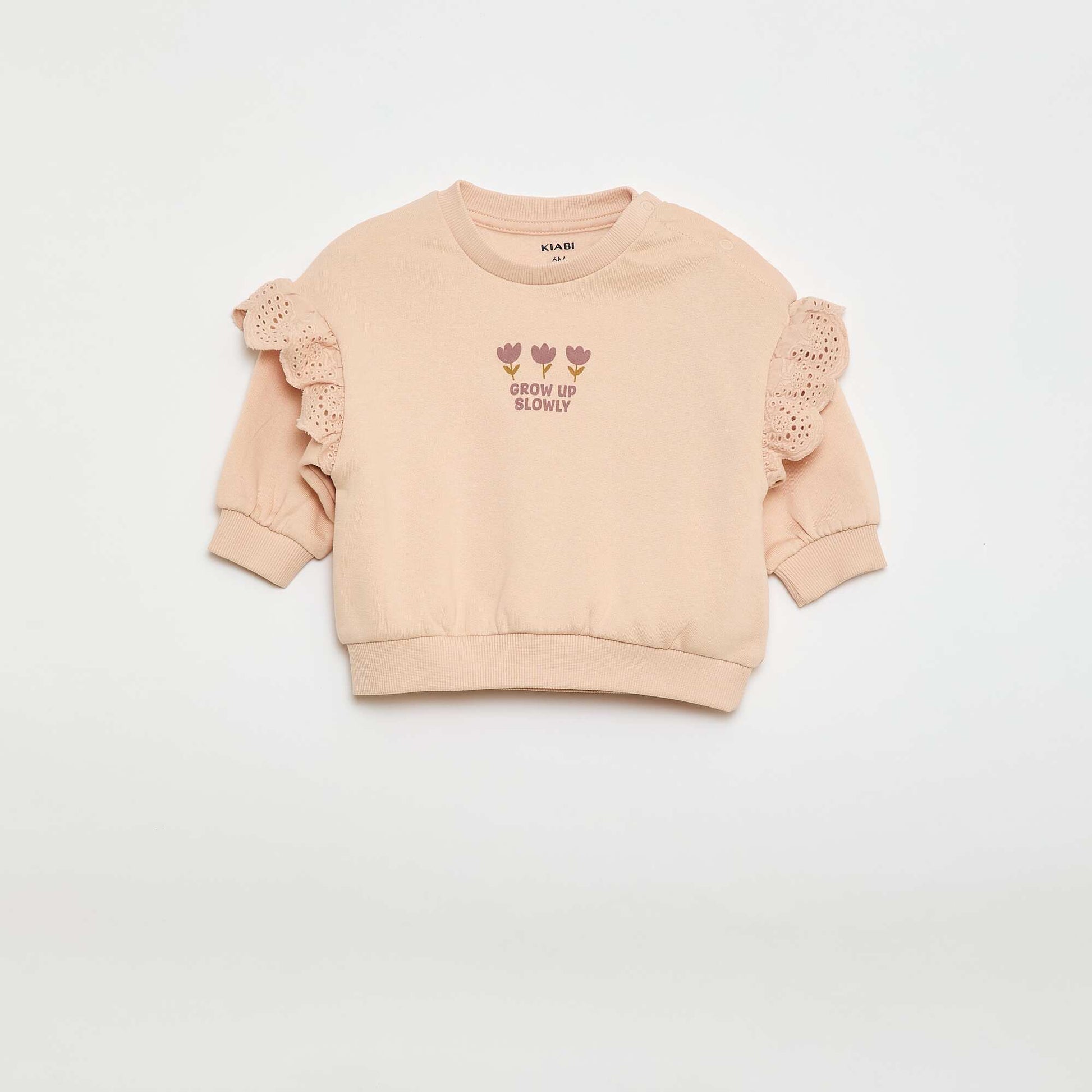 Ensemble de jogging sweat volanté + pantalon - 2 pièces ROSE