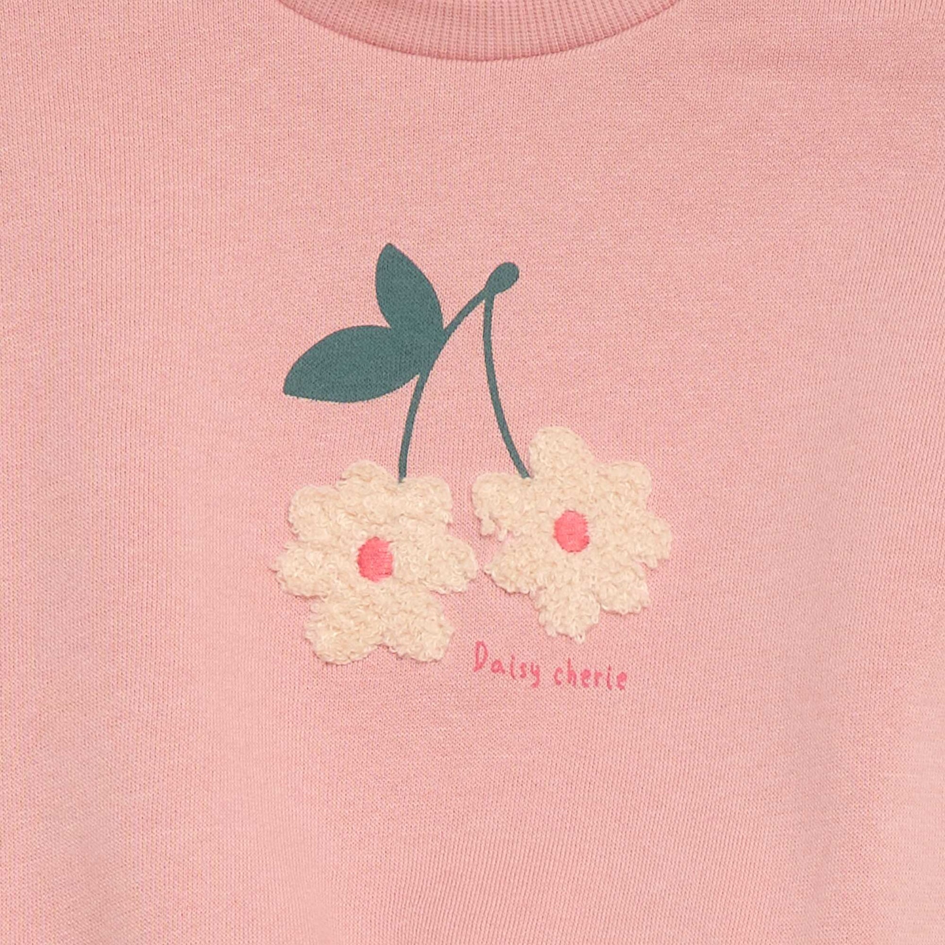 Ensemble de jogging sweat volanté + pantalon - 2 pièces ROSE
