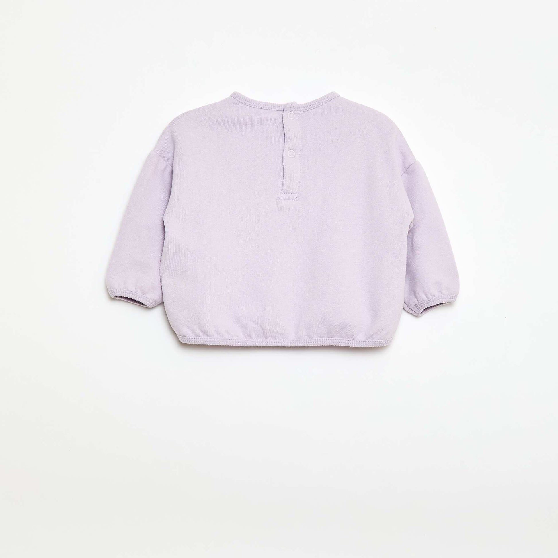 Ensemble sweat + jogging fantaisie VIOLET