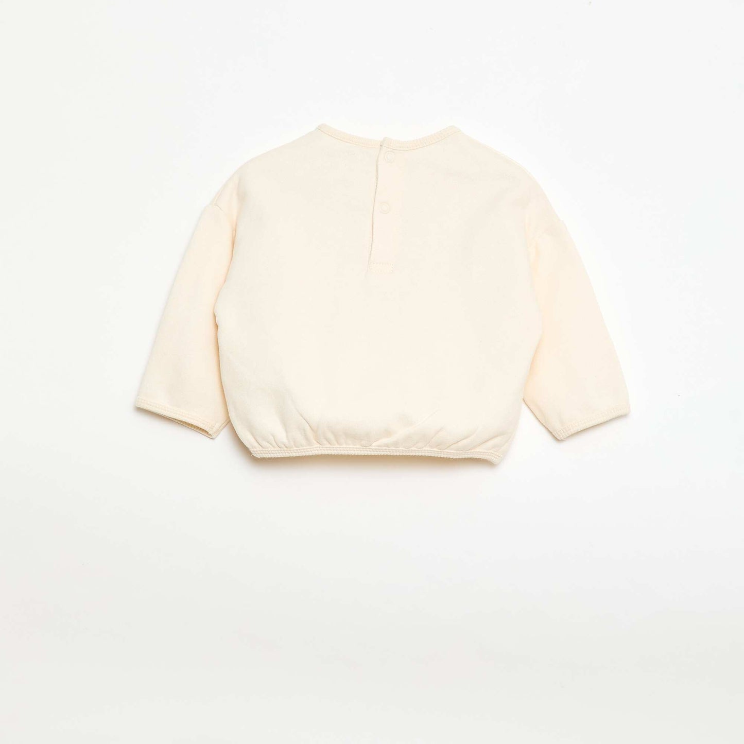 Ensemble sweat + jogging fantaisie BLANC