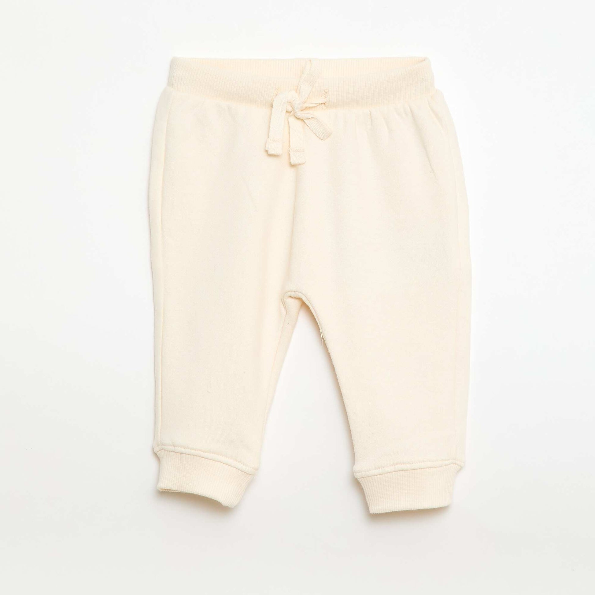 Ensemble sweat + jogging fantaisie BLANC
