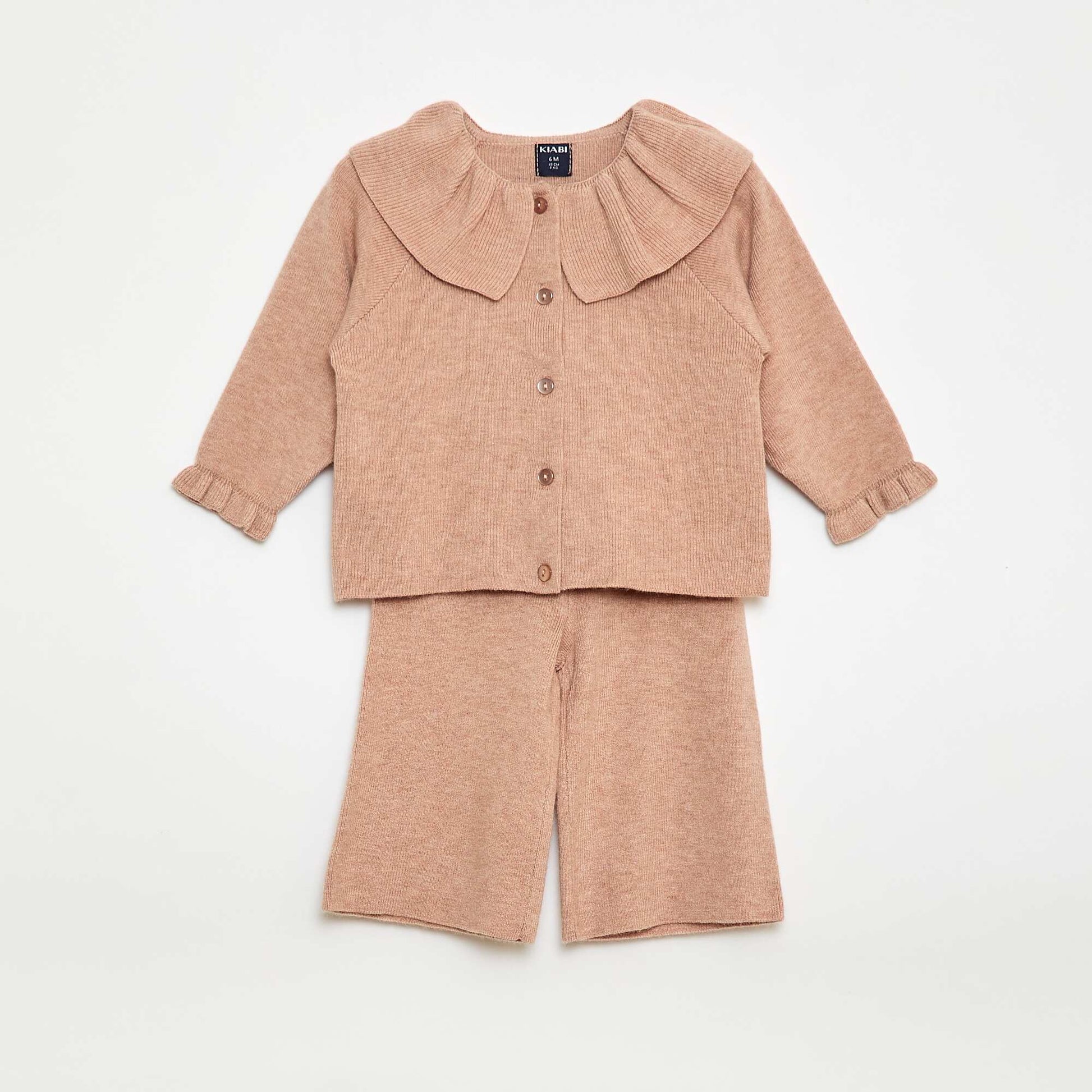 Ensemble en maille douce - 2 pièces BEIGE