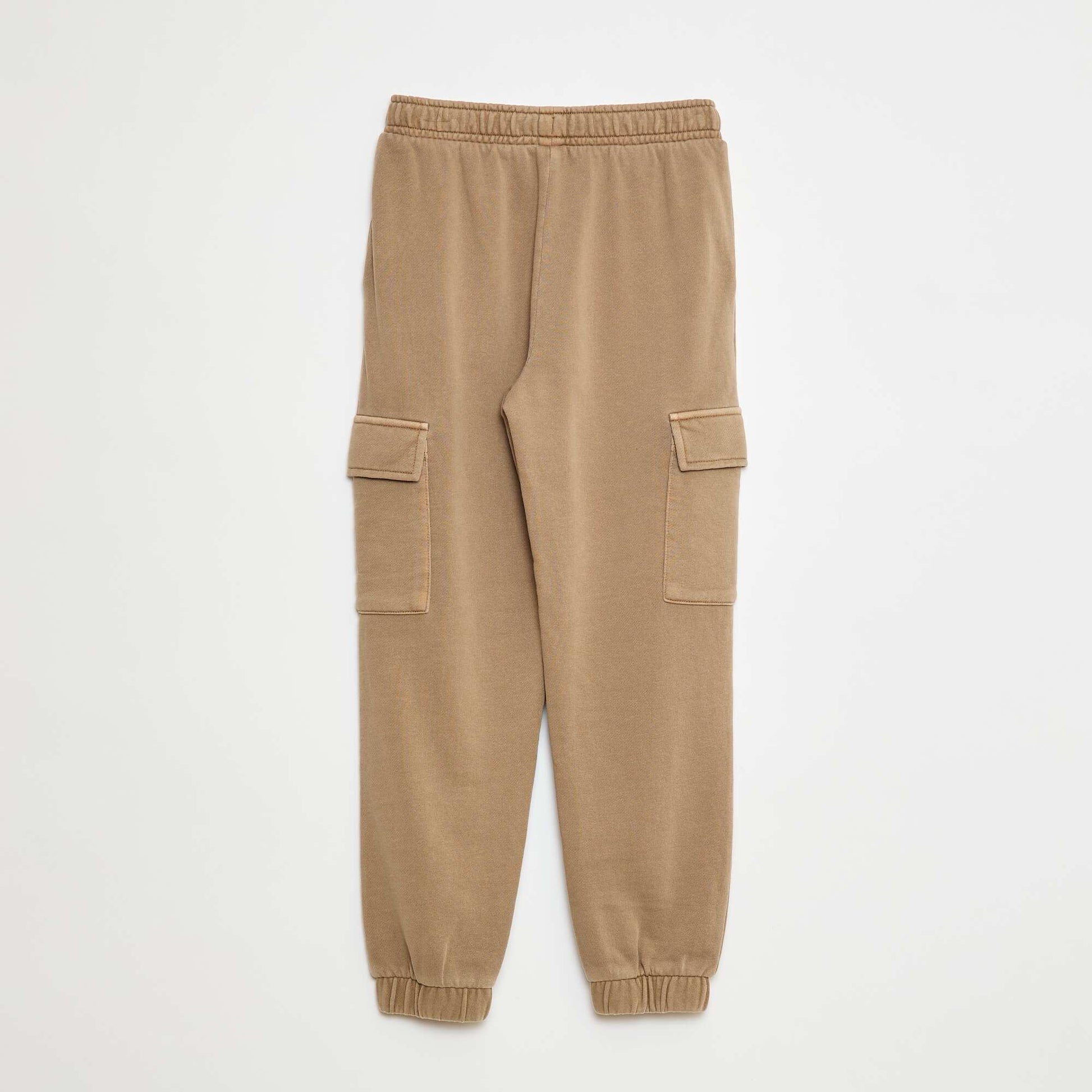 Jogging multipoches en molleton léger BEIGE