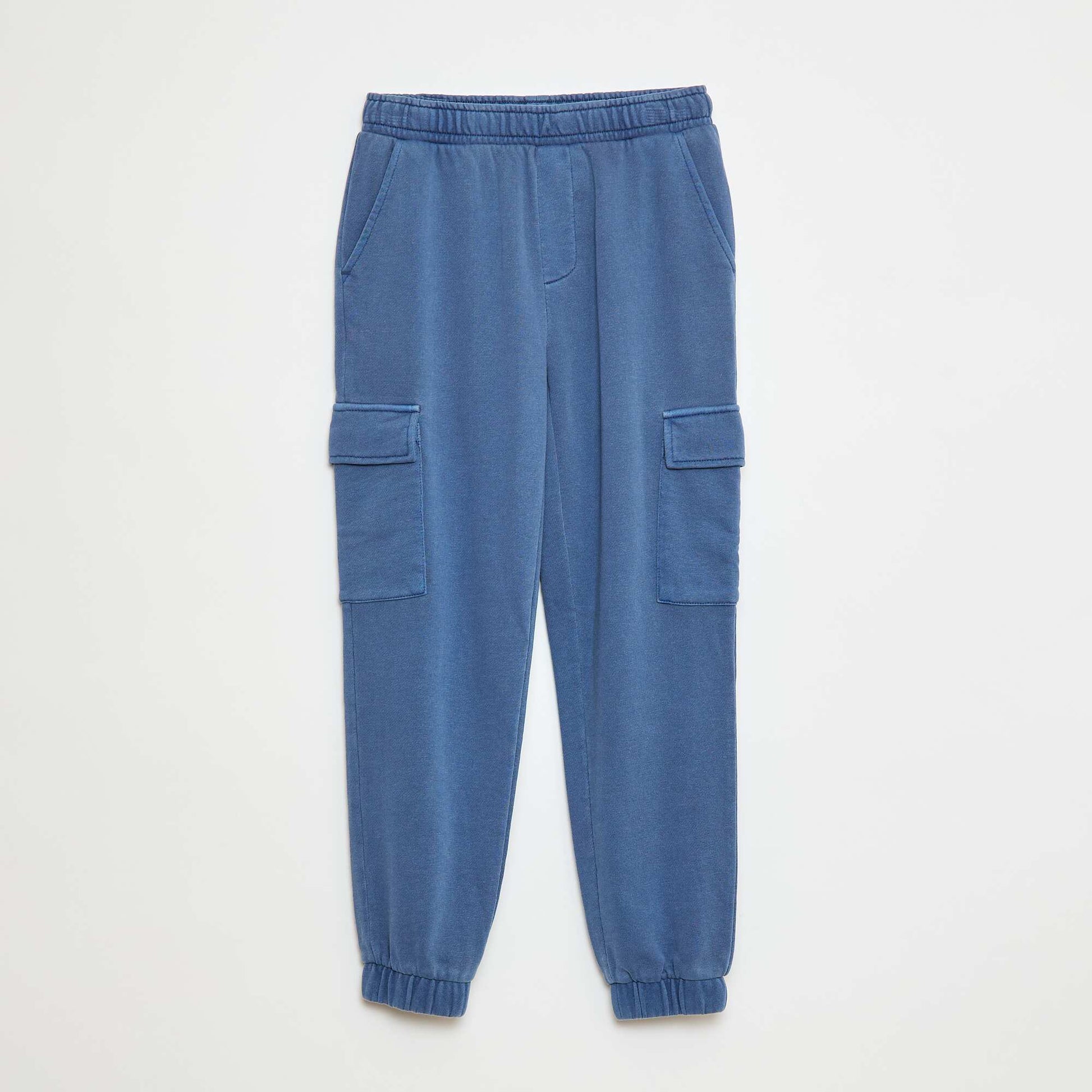 Jogging multipoches en molleton léger BLEU