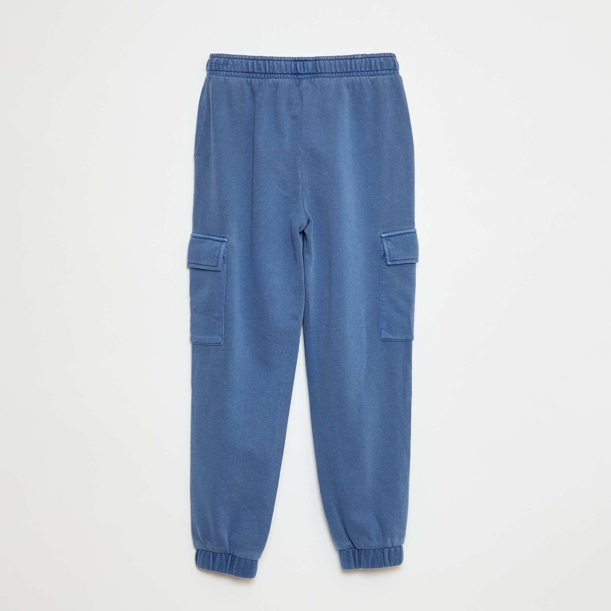 Jogging multipoches en molleton léger BLEU