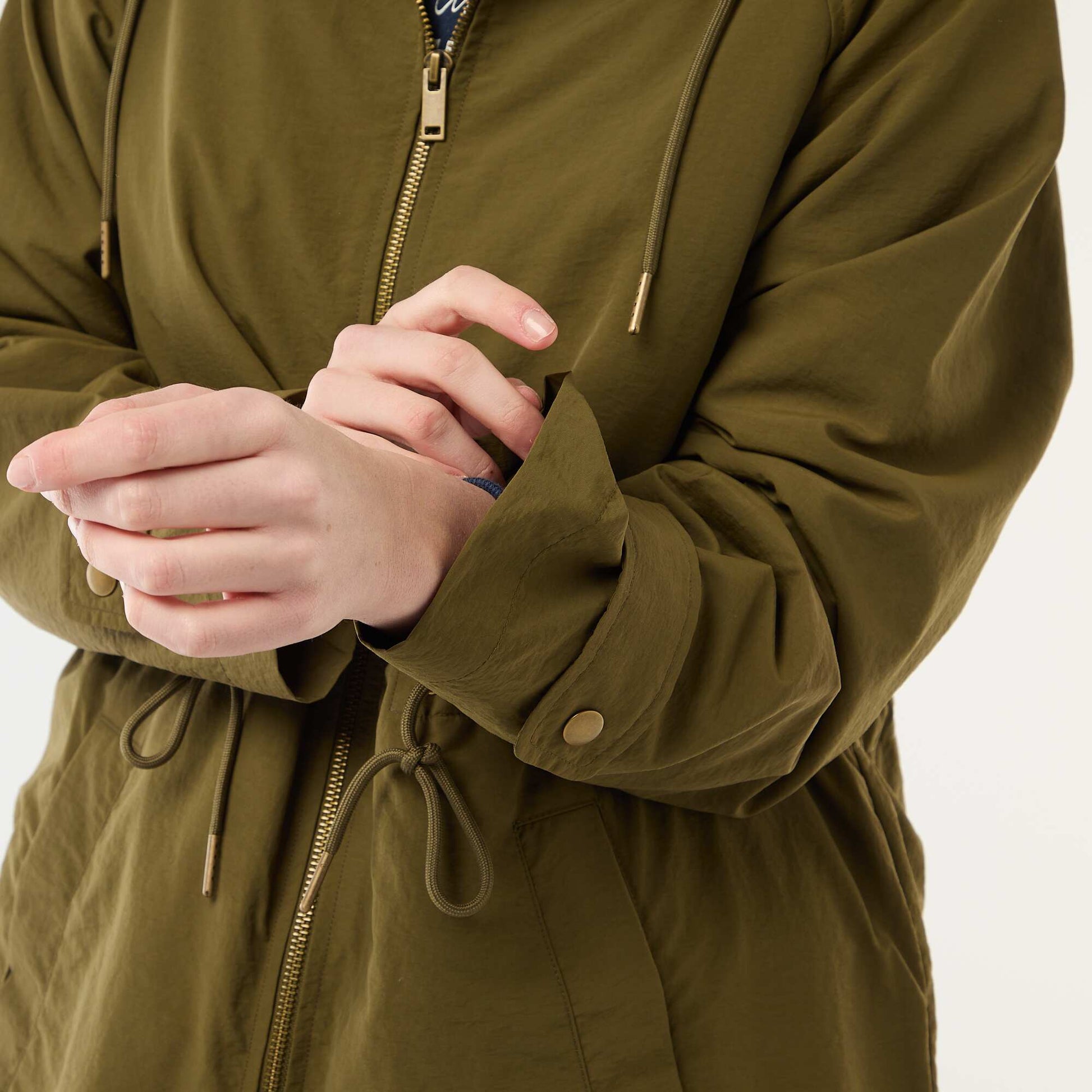 Imperméable à capuche VERT