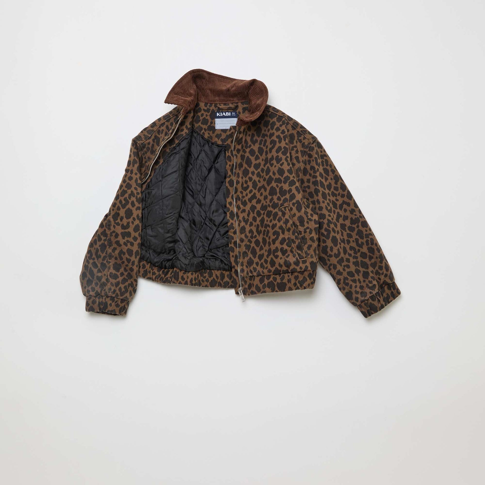Veste bombée en jean LéOPARD