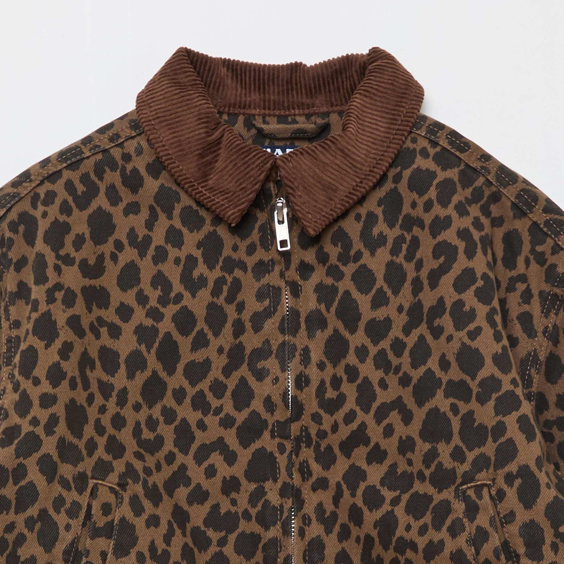 Veste bombée en jean LéOPARD