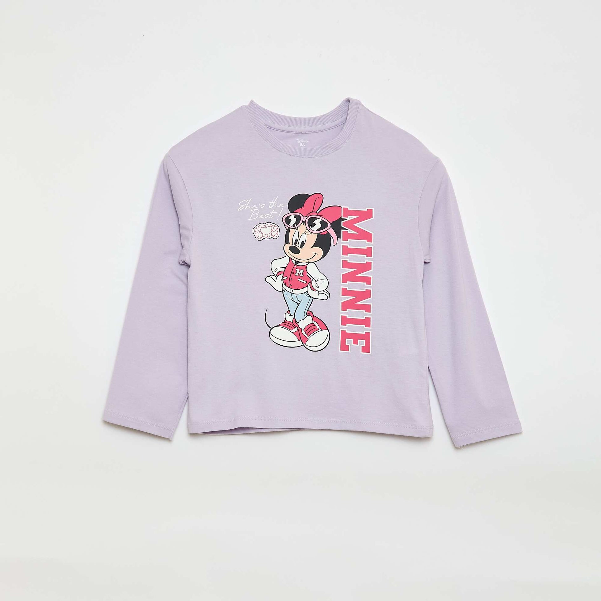 T-shirt imprimé fantaisie 'Minnie' 'Disney' VIOLET