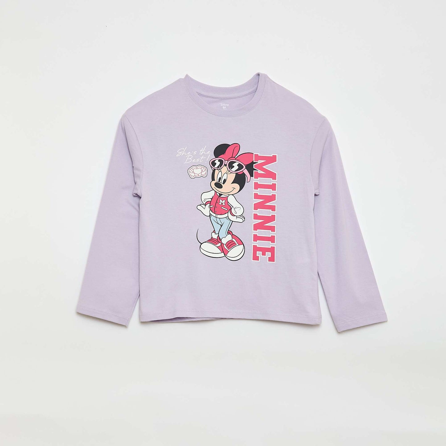 T-shirt imprimé fantaisie 'Minnie' 'Disney' VIOLET