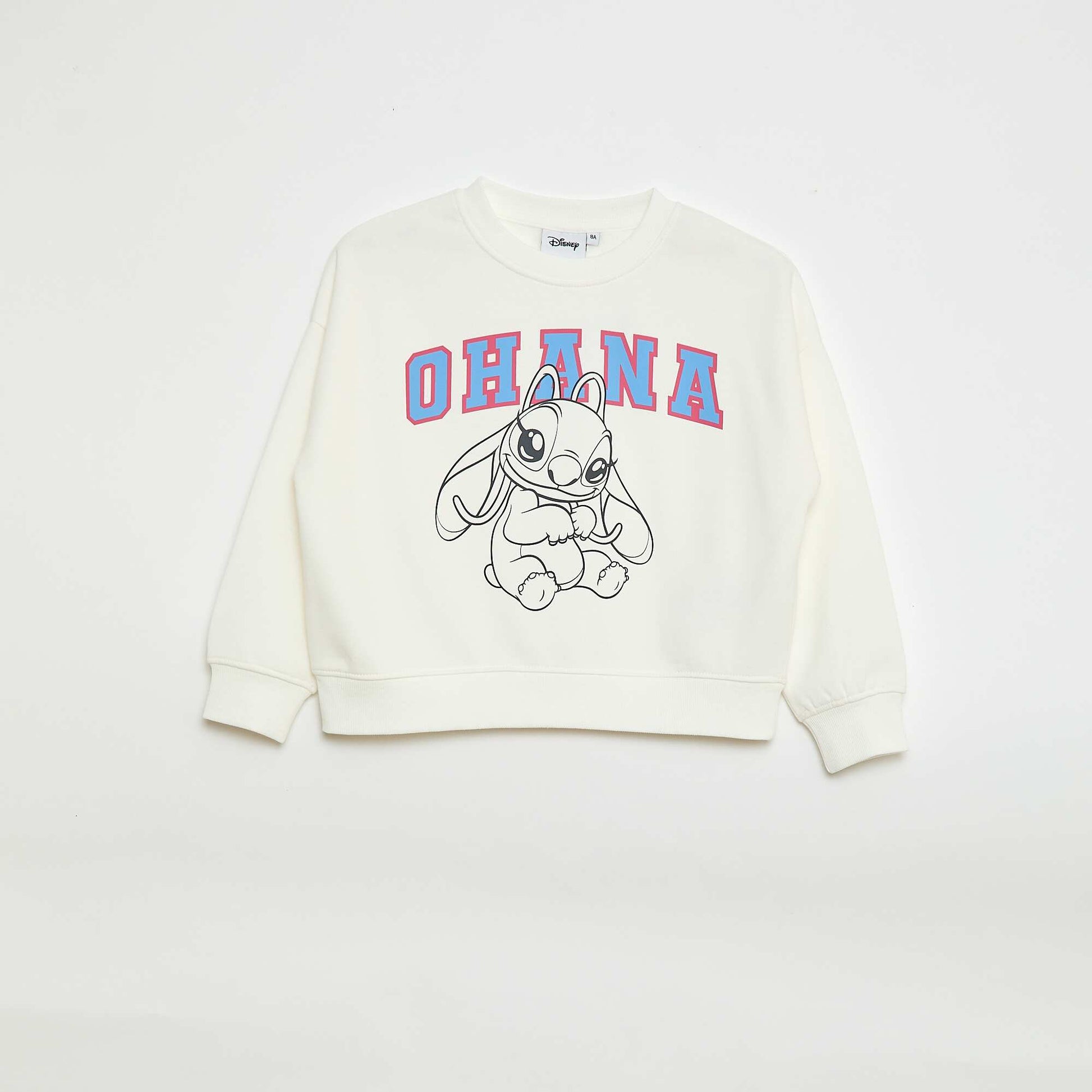 Sweat 'Ohana' 'Disney' BLANC