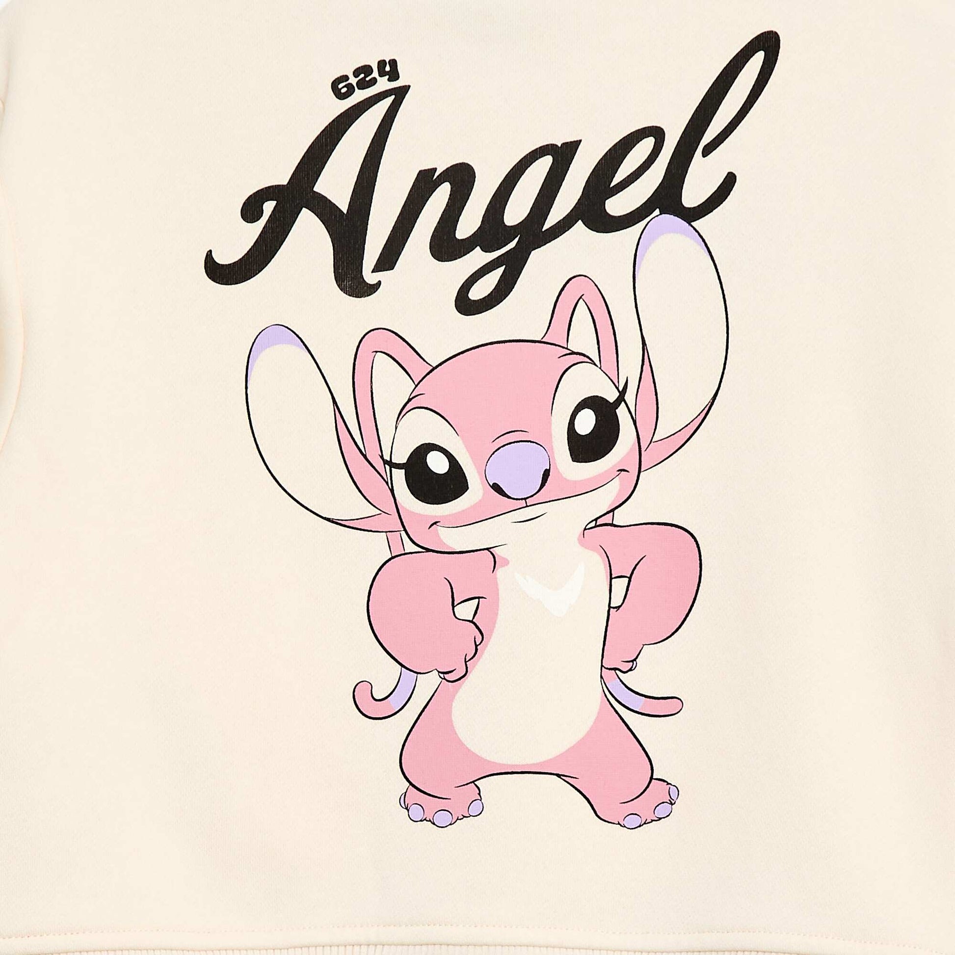 Veste style américain 'Stitch' BLANC