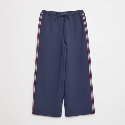 Pantalon style jogging BLEU