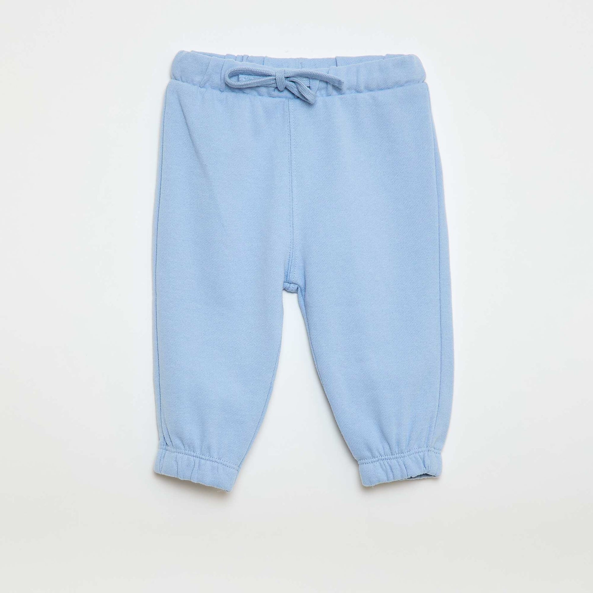 Pantalon jogging en french terry BLEU