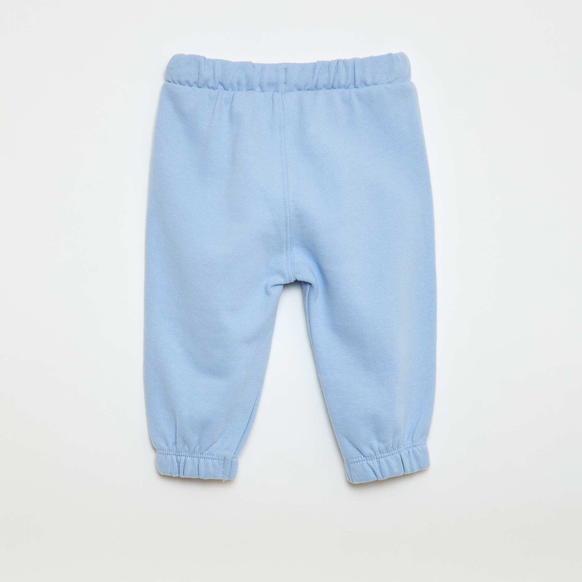Pantalon jogging en french terry BLEU