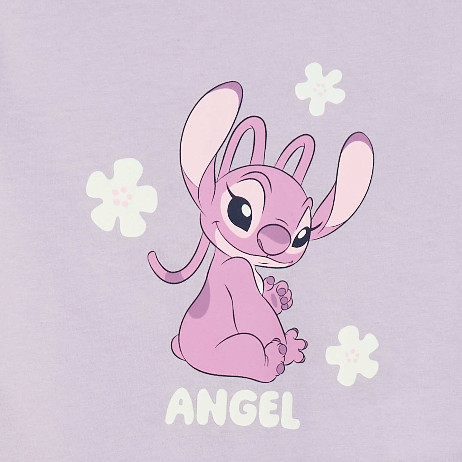 Ensemble pyjama long 'Stitch' 'Disney' - 2 pièces VIOLET