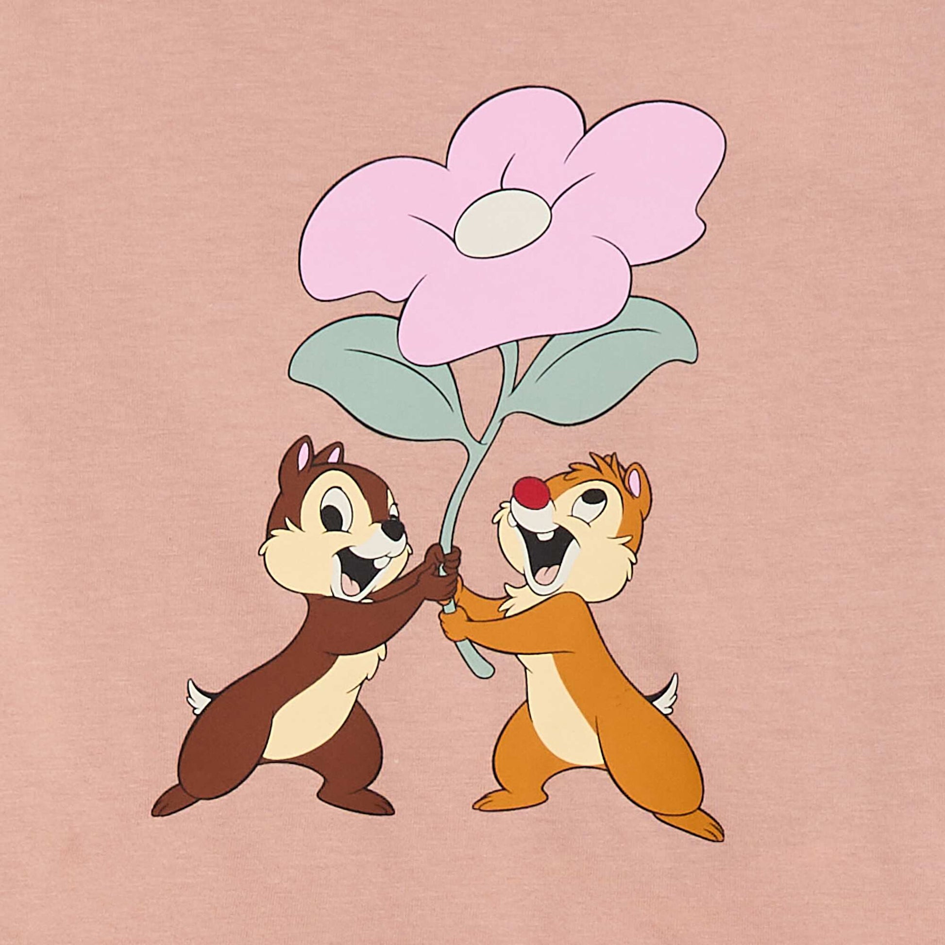 Ensemble pyjama long 'Tic Tac' 'Disney' - 2 pièces ROSE