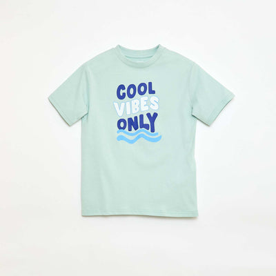 T-shirt à manches courtes imprimé VERT
