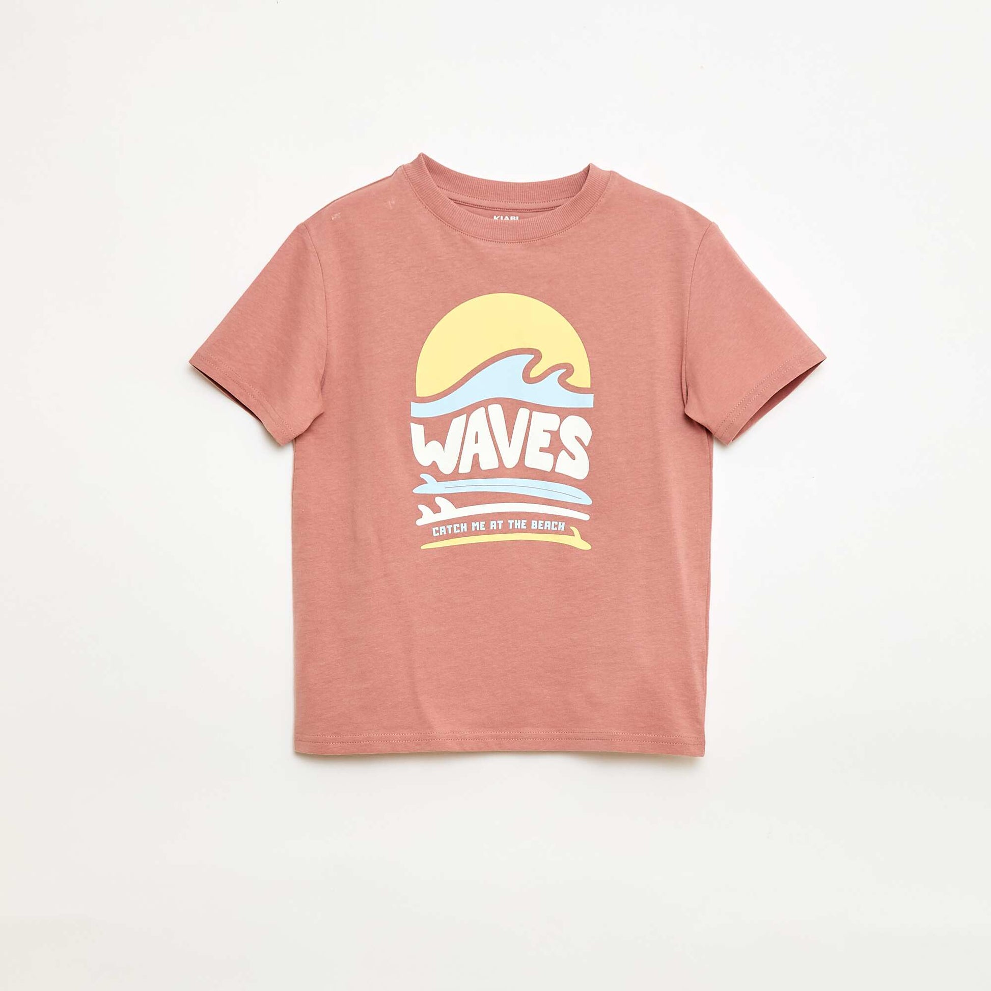 T-shirt à manches courtes imprimé ROSE