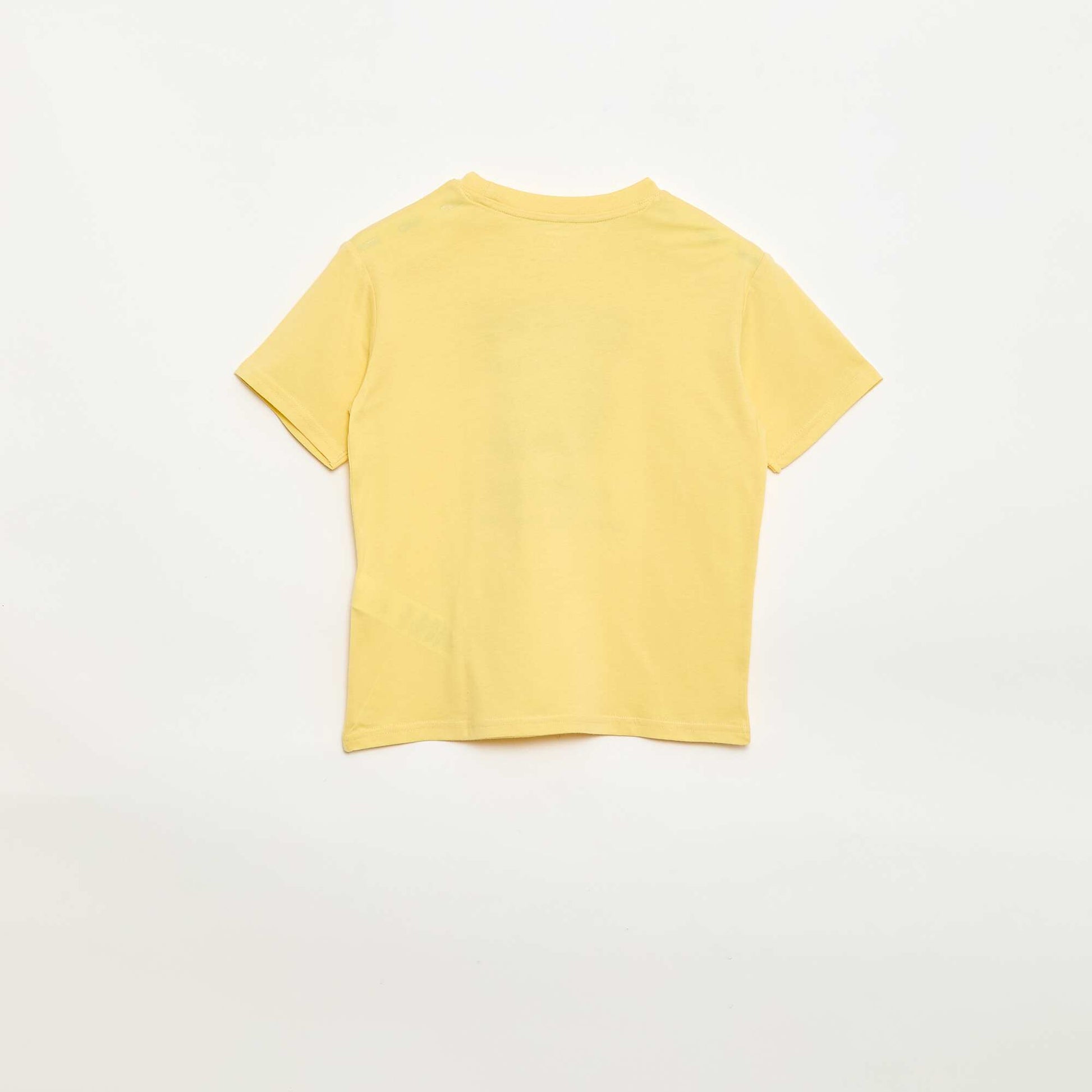 T-shirt à manches courtes imprimé JAUNE