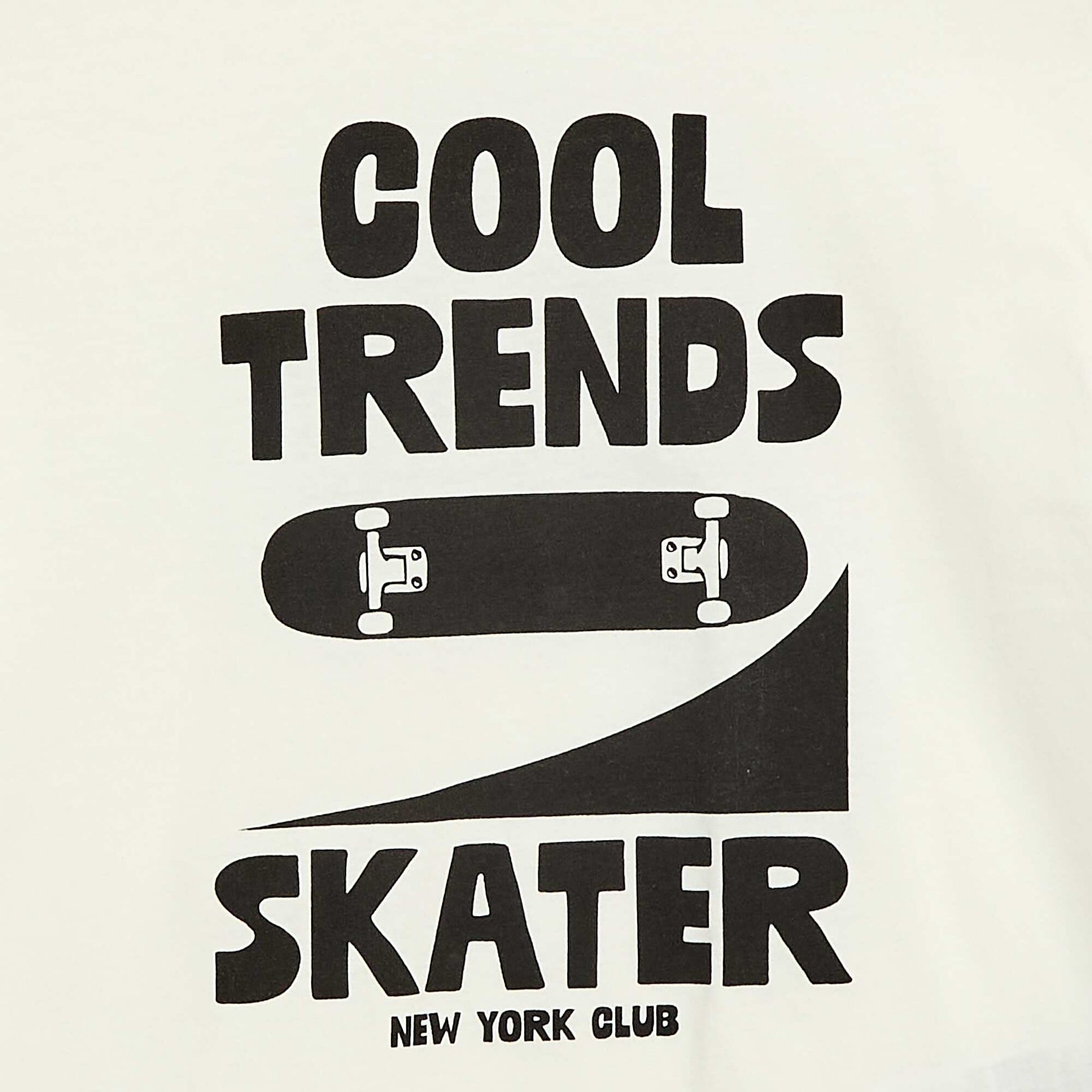 T-shirt à manches courtes imprimé BLANC