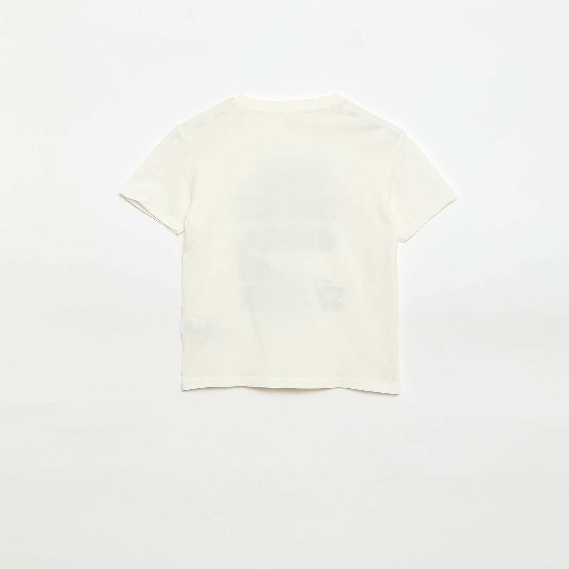 T-shirt à manches courtes imprimé BLANC
