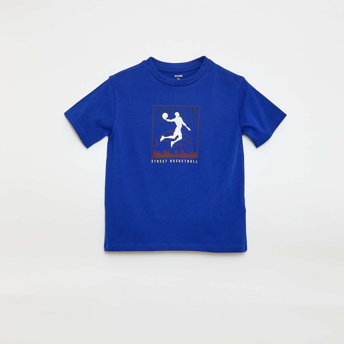 T-shirt à manches courtes imprimé BLEU