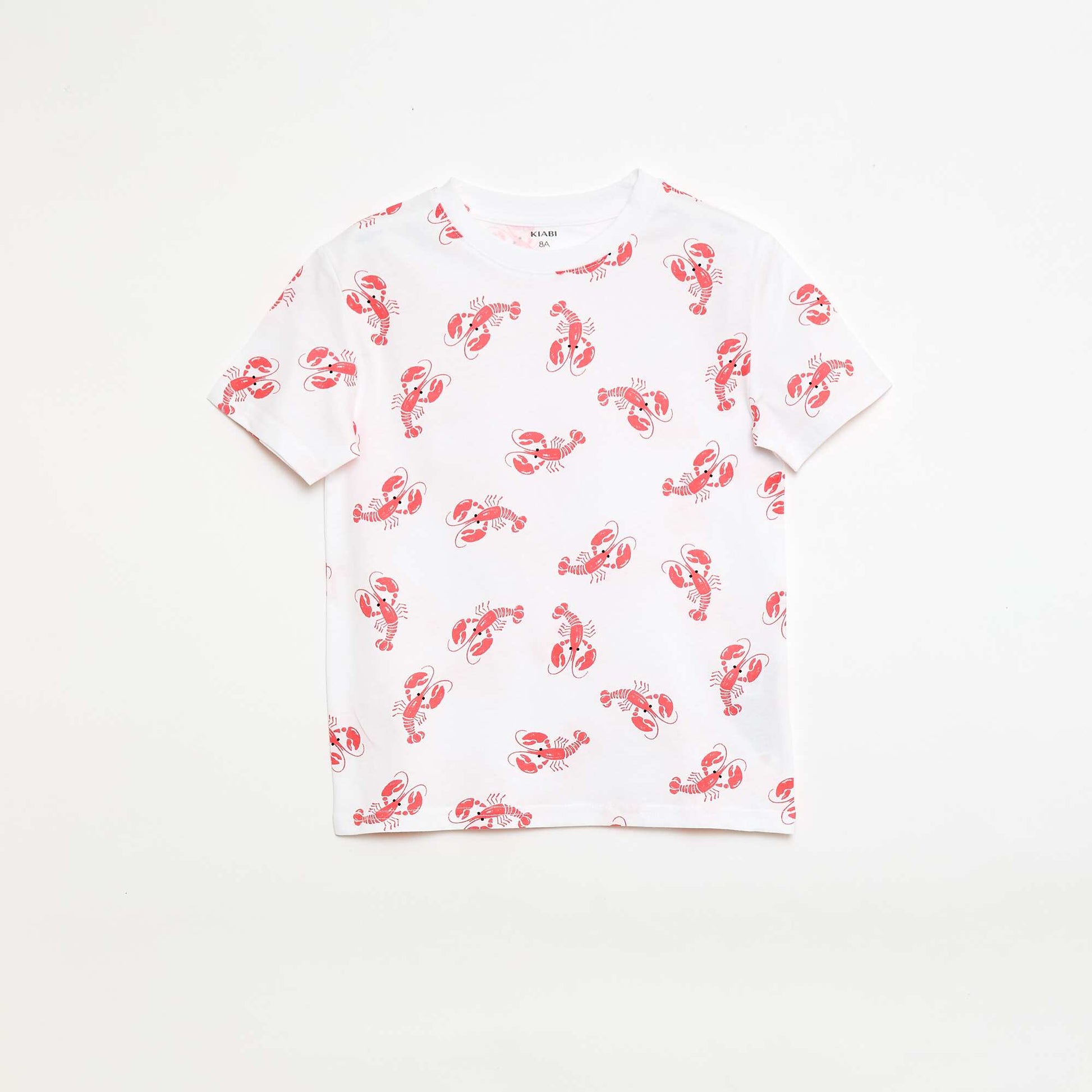 Lot de 3 t-shirts en coton BLANC