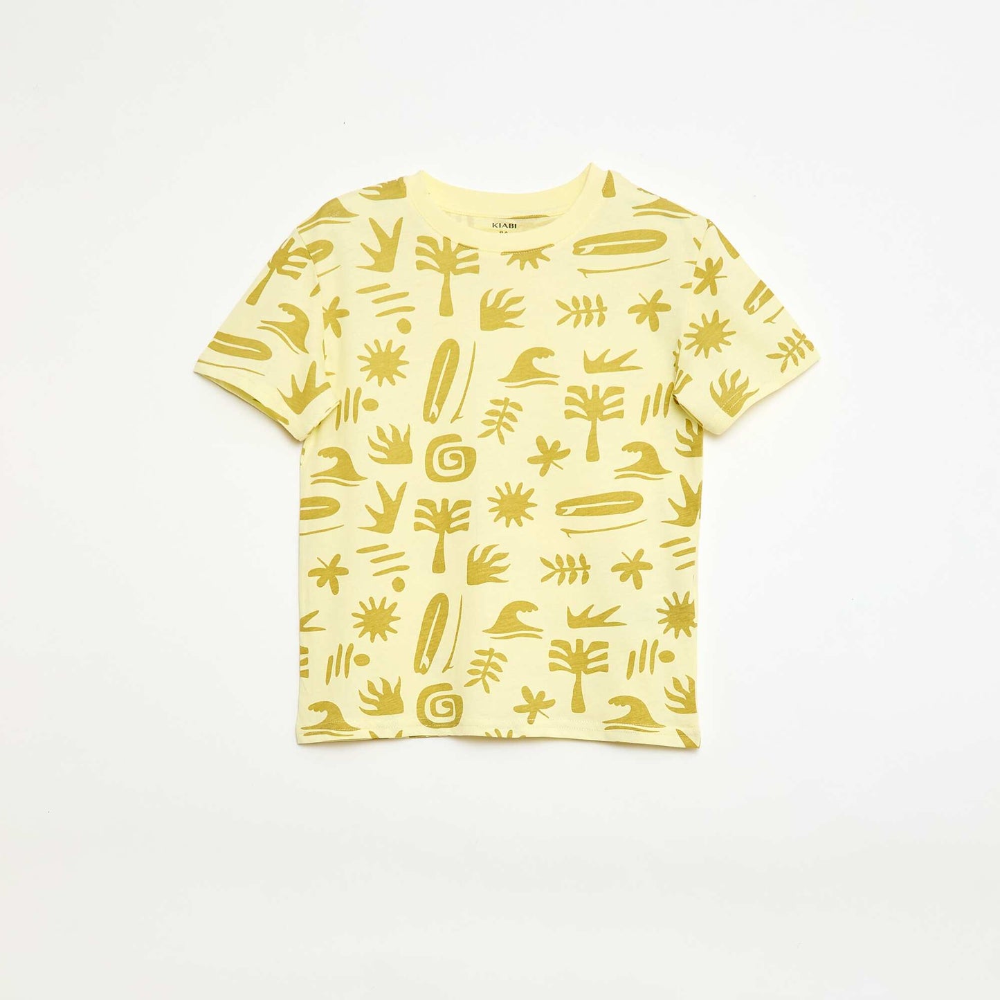 Lot de 3 t-shirts en coton JAUNE