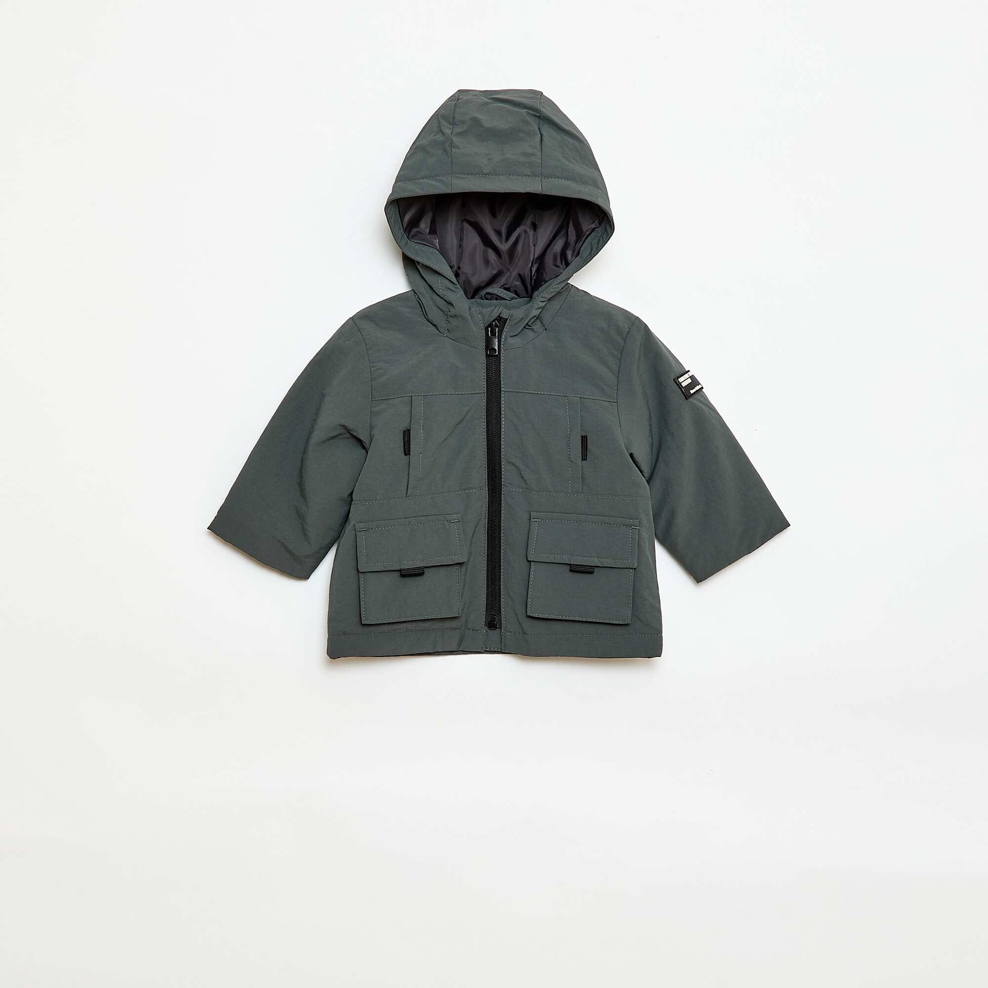 Parka légère à capuche KAKI