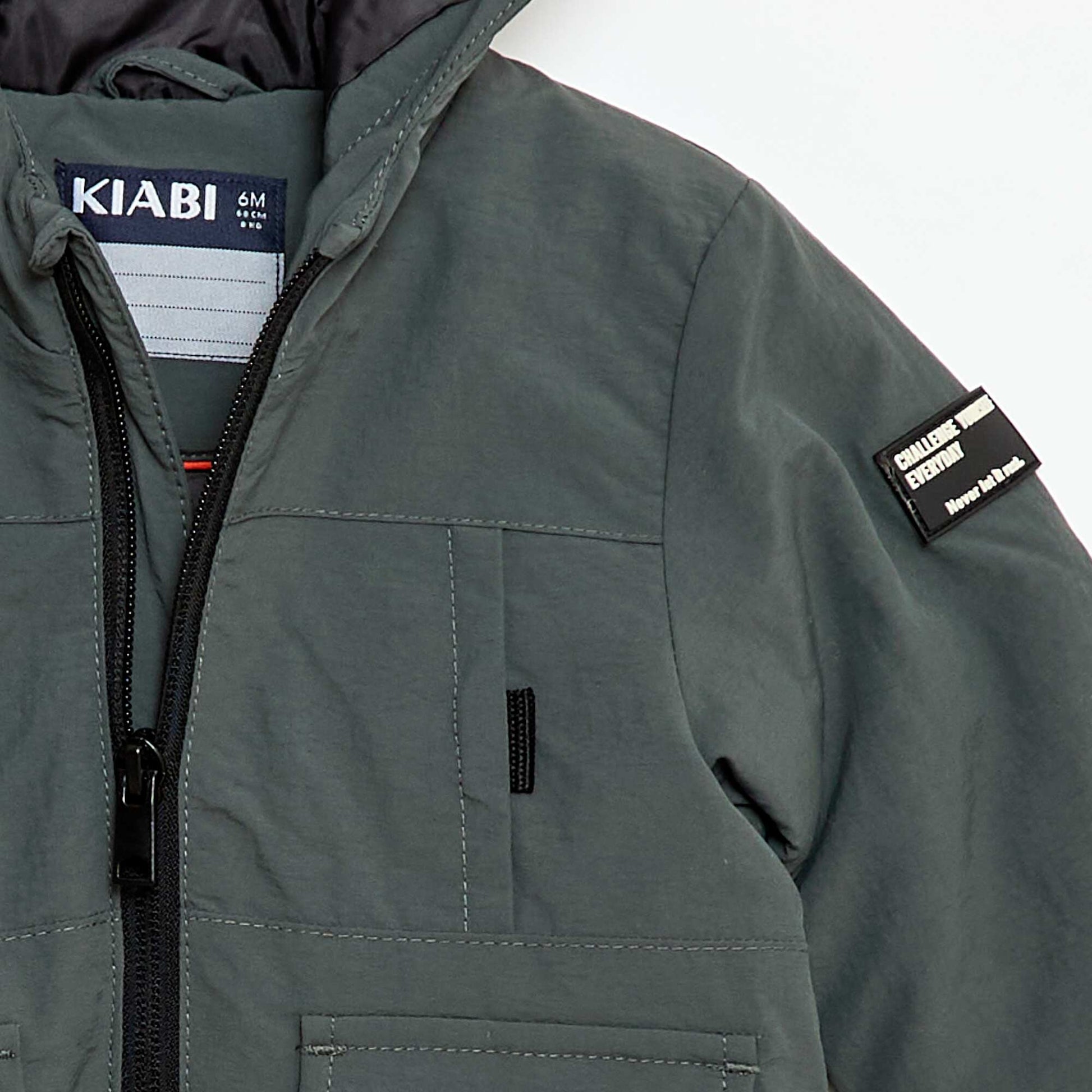 Parka légère à capuche KAKI