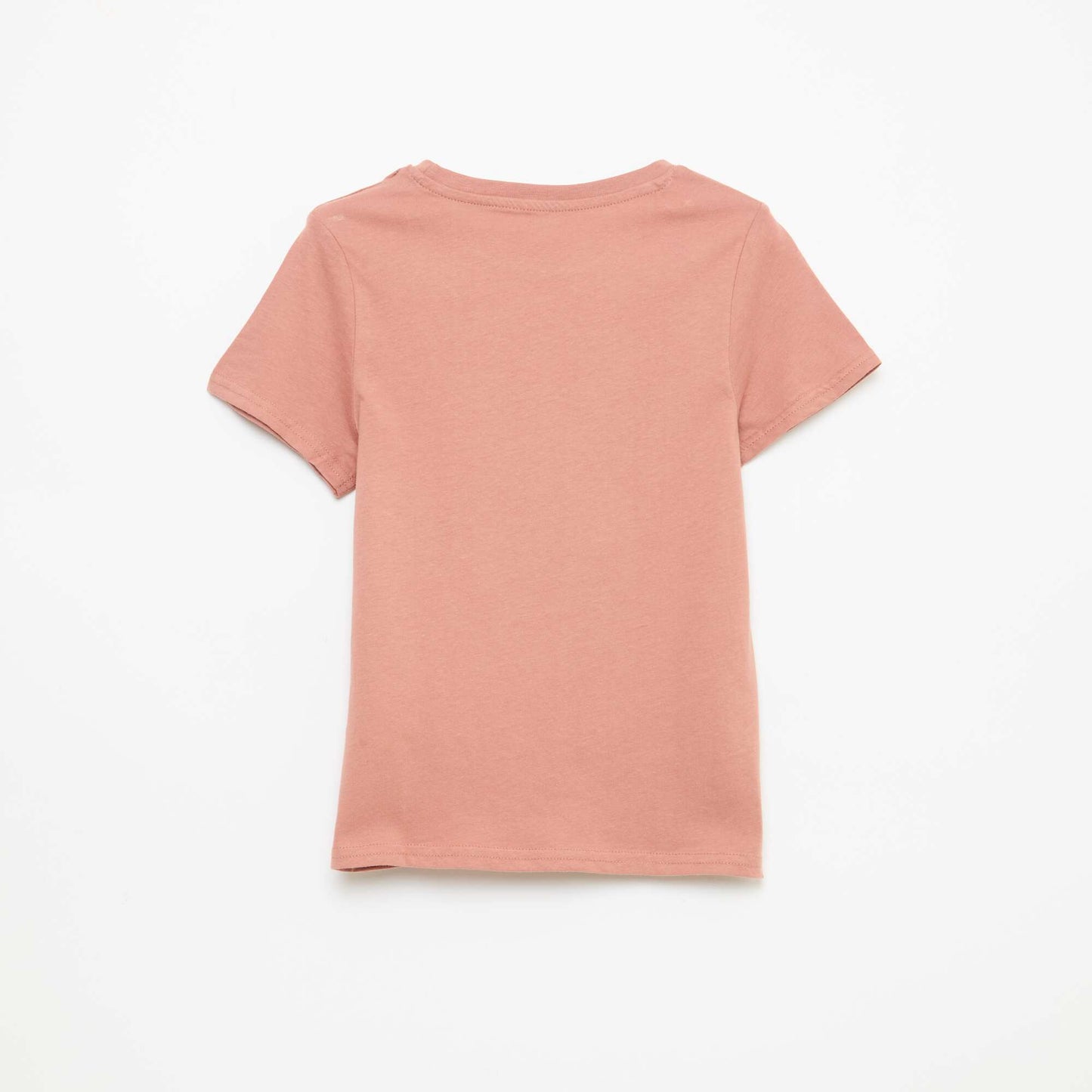 T-shirt imprimé à message ROUGE