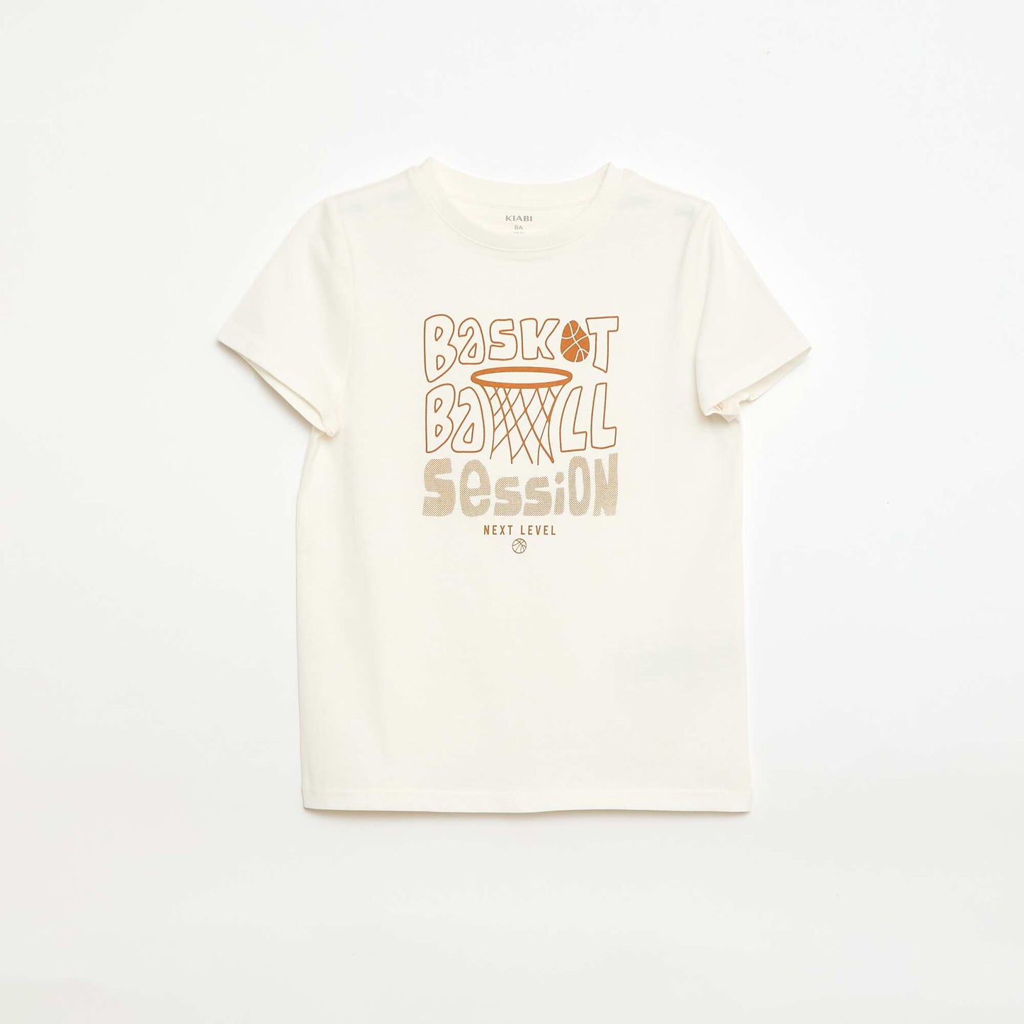 T-shirt imprimé à message BLANC