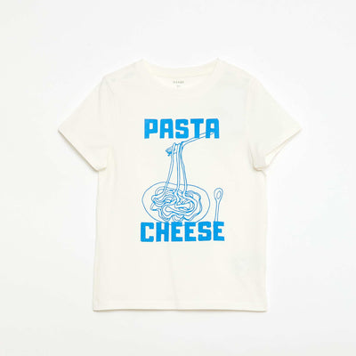 T-shirt imprimé à message BLANC