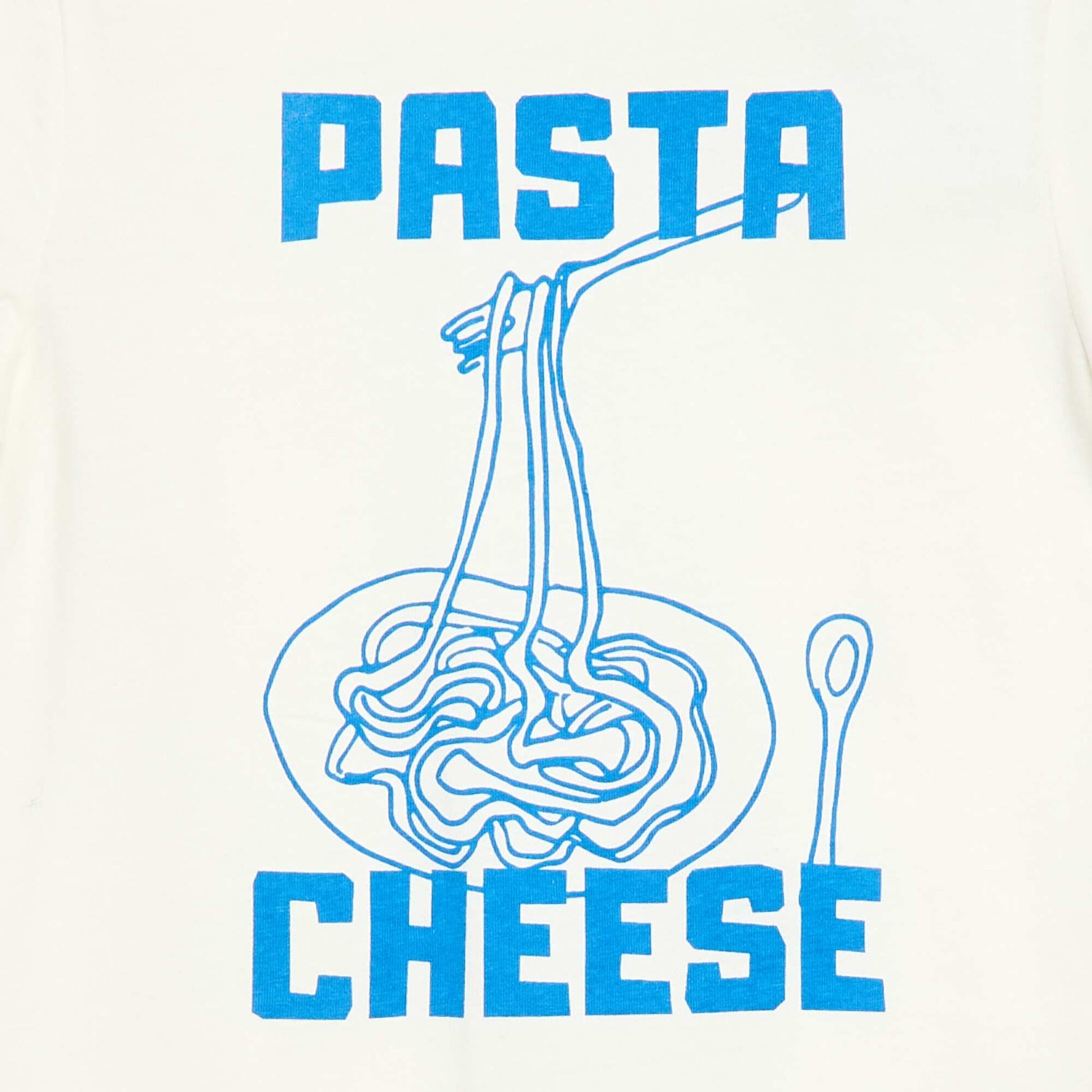 T-shirt imprimé à message BLANC
