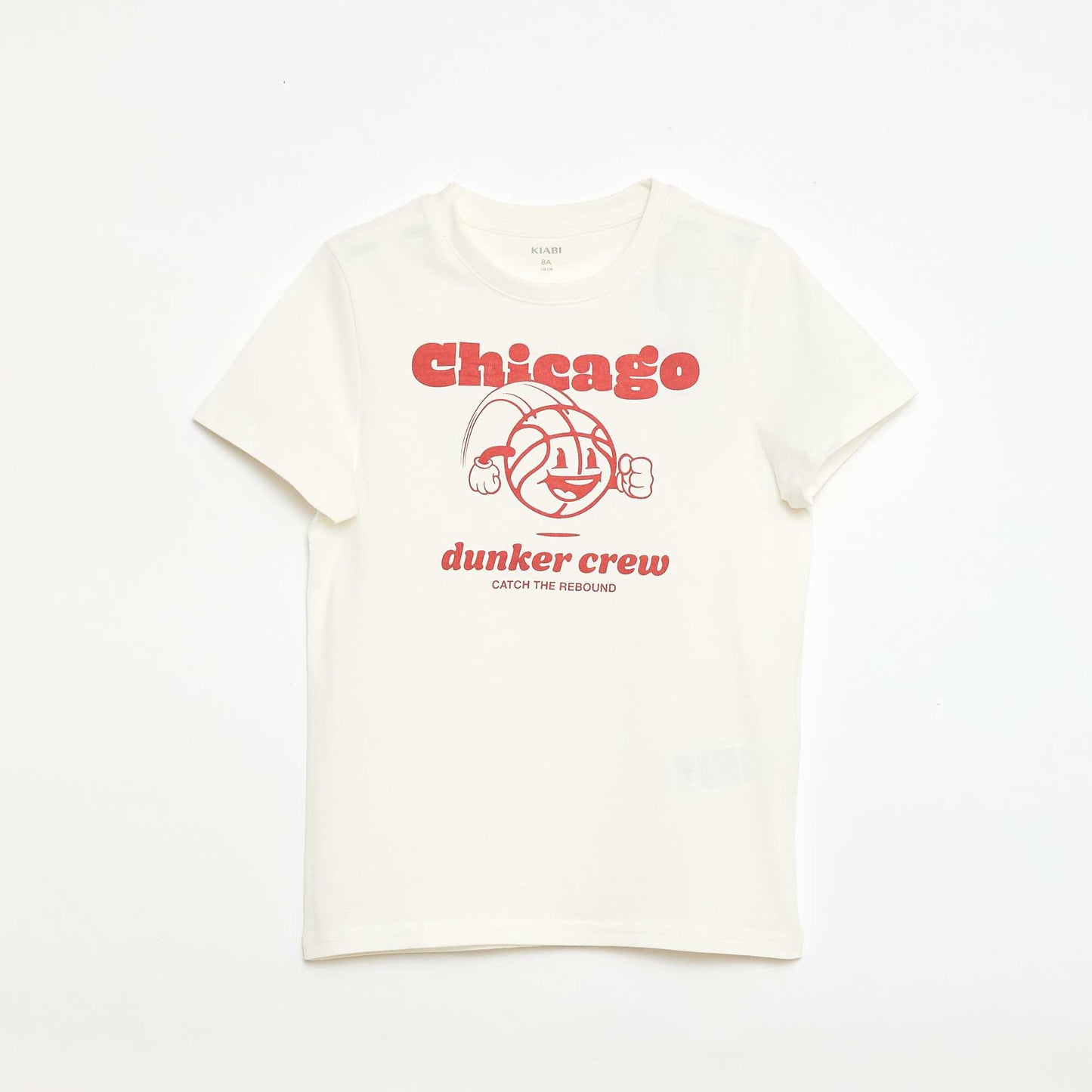 T-shirt imprimé à message BLANC
