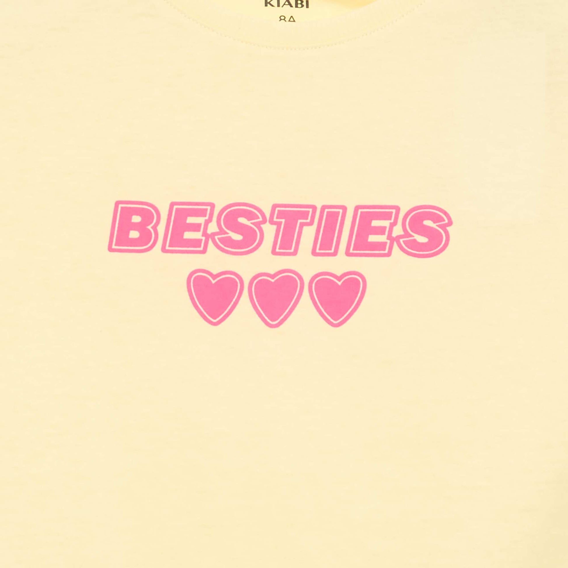 T-shirt imprimé fantaisie JAUNE