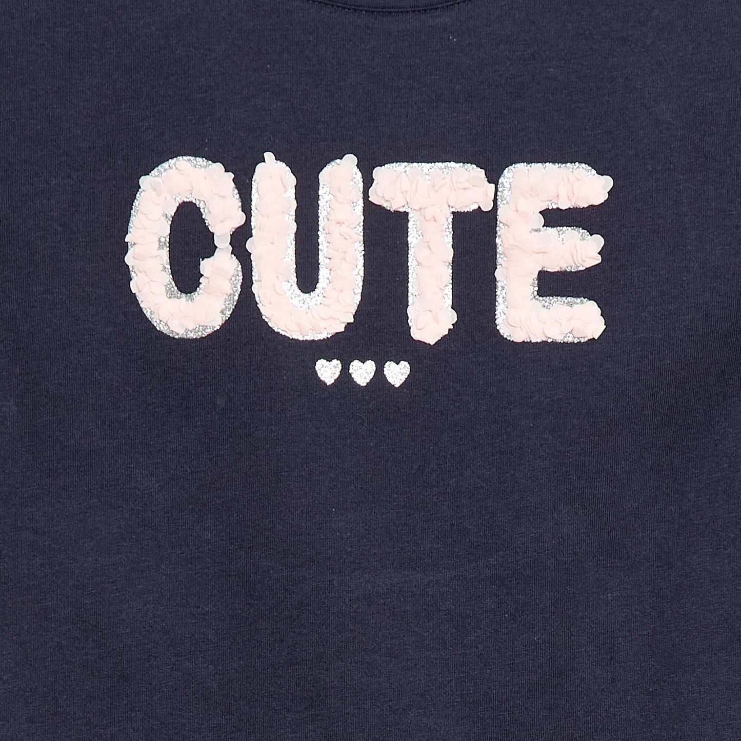 T-shirt à manches courtes avec animation BLEU